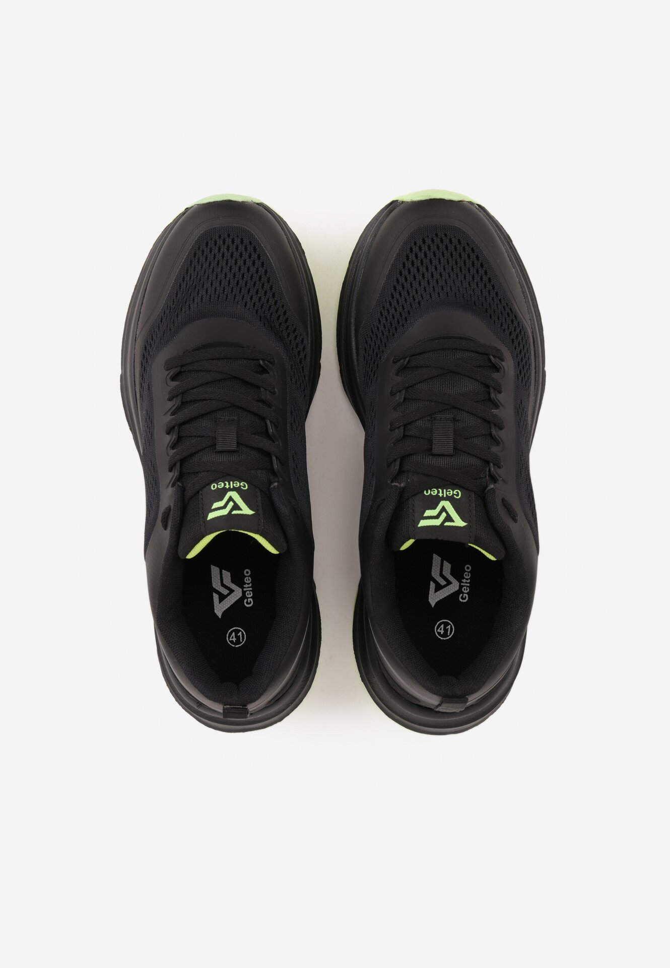 Pantofi sport Negru cu verde