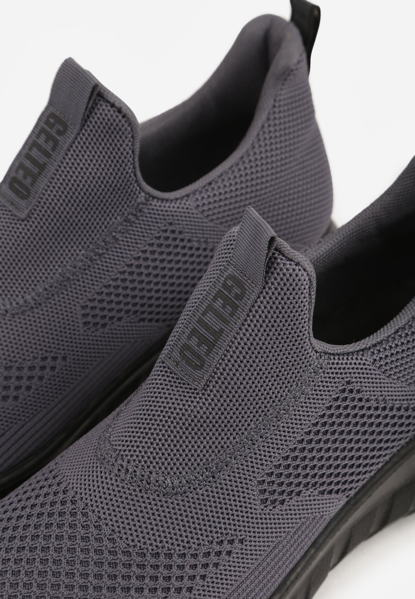 Szare Buty Sportowe Sneakersy Ozdobione Napisem Gallego