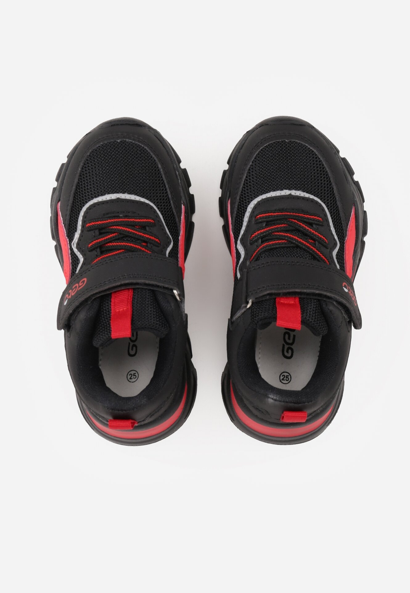 Pantofi sport Negru cu roșu