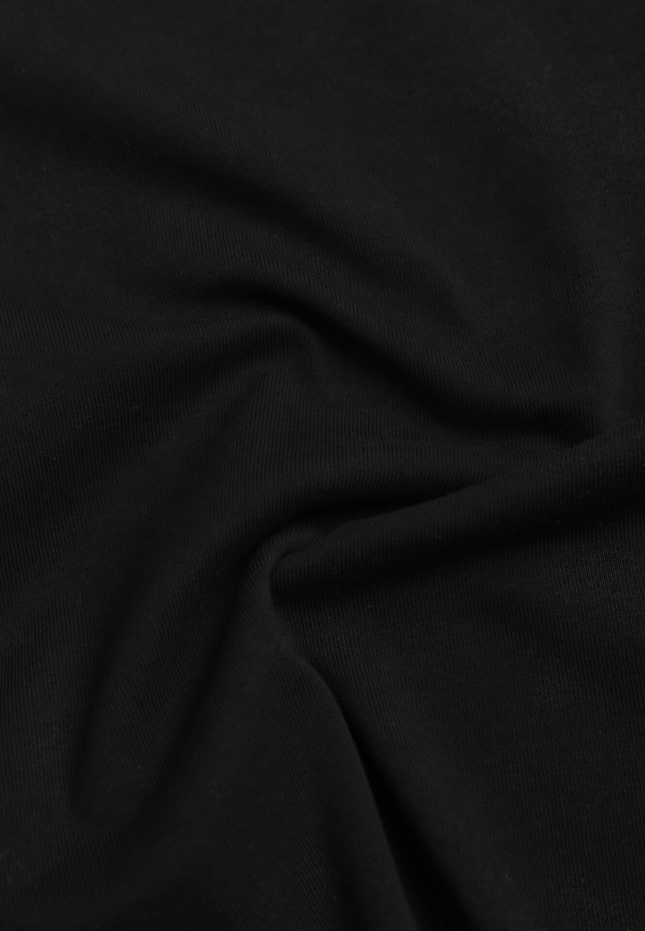 Czarny Bawełniany T-shirt z Marszczeniem w Talii i Dekoltem w Łódkę Savorith