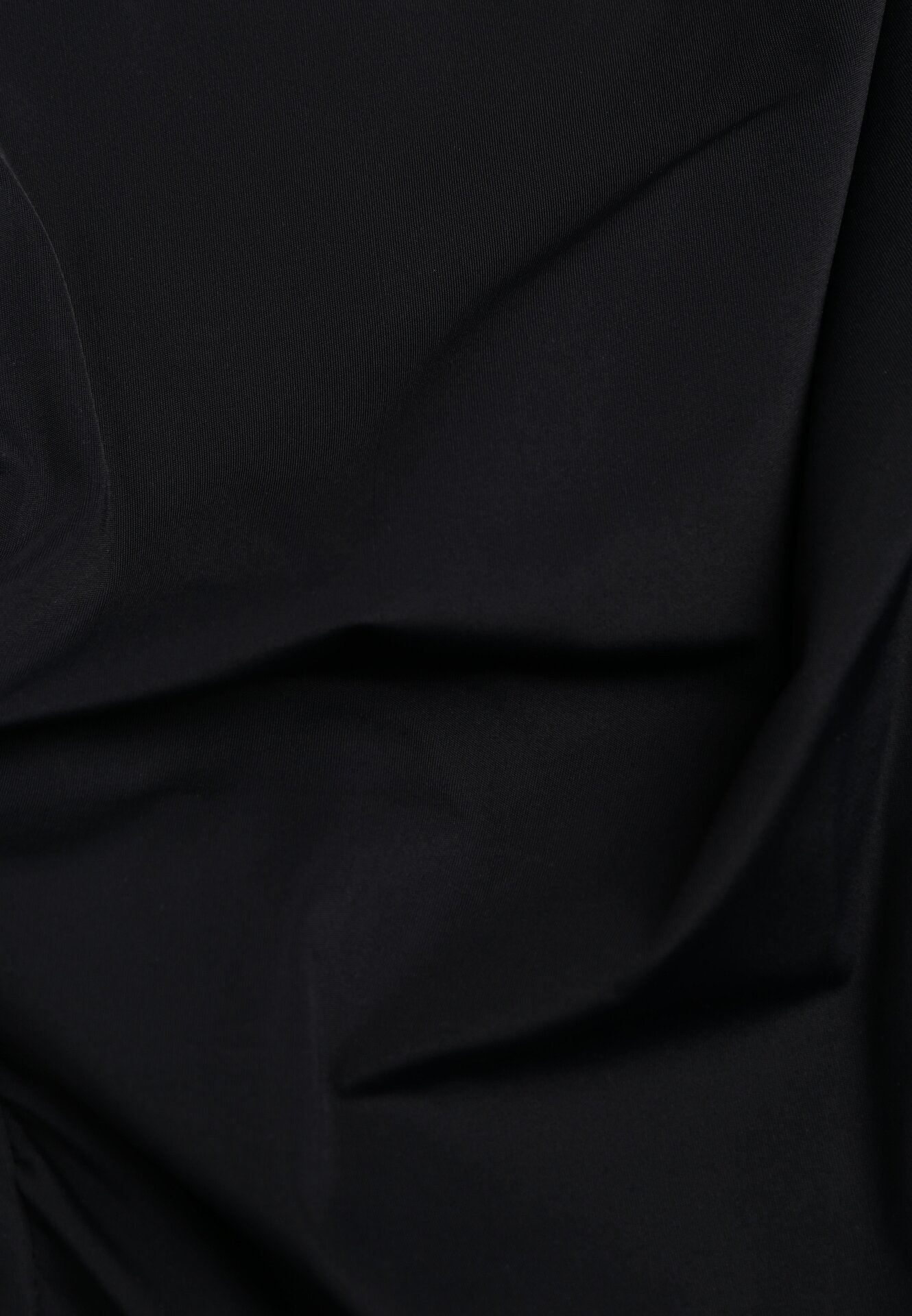 Czarne Asymetryczne Body Ozdobione Marszczeniem Dinida