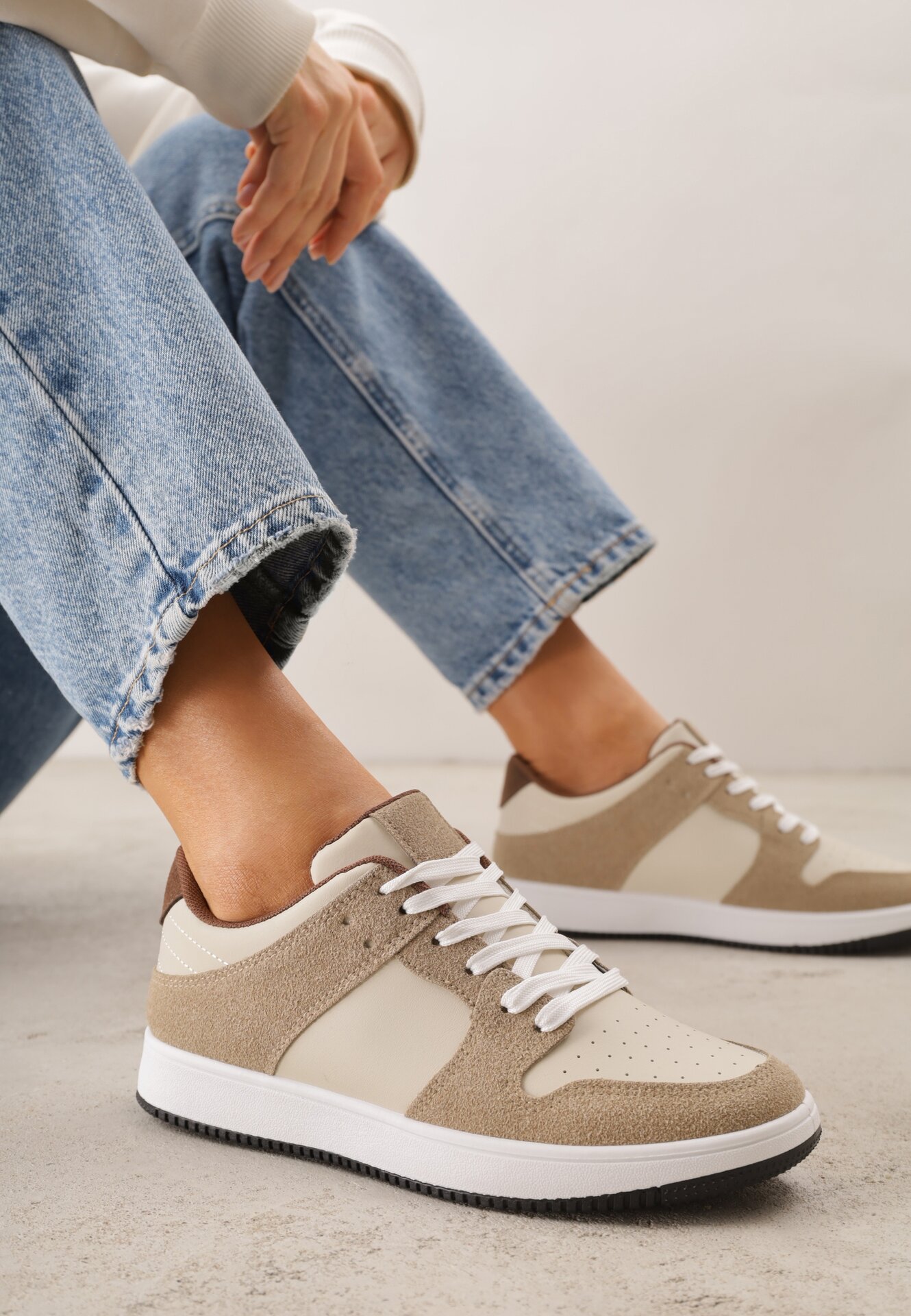 Sneakers Bej închis