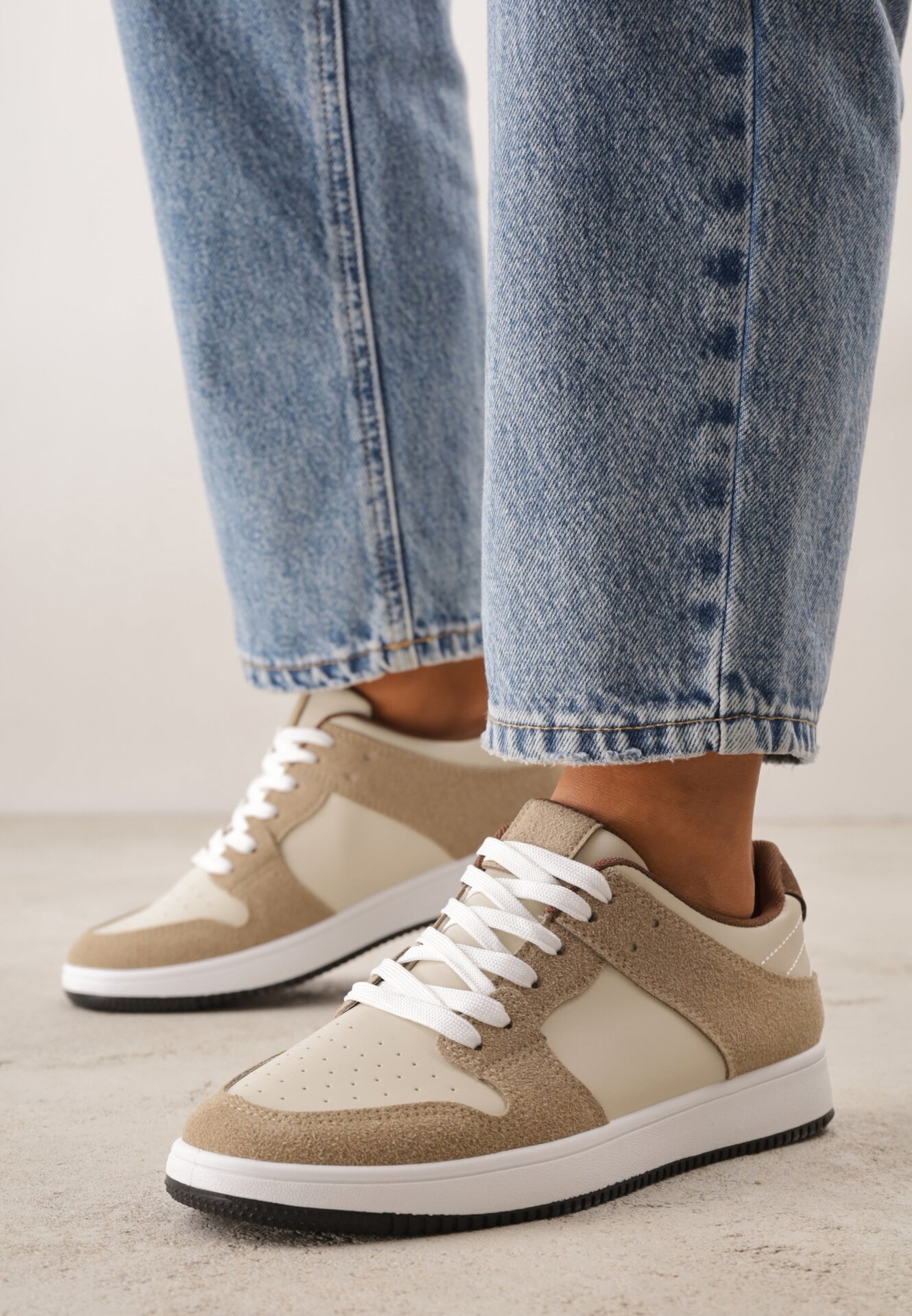 Sneakers Bej închis