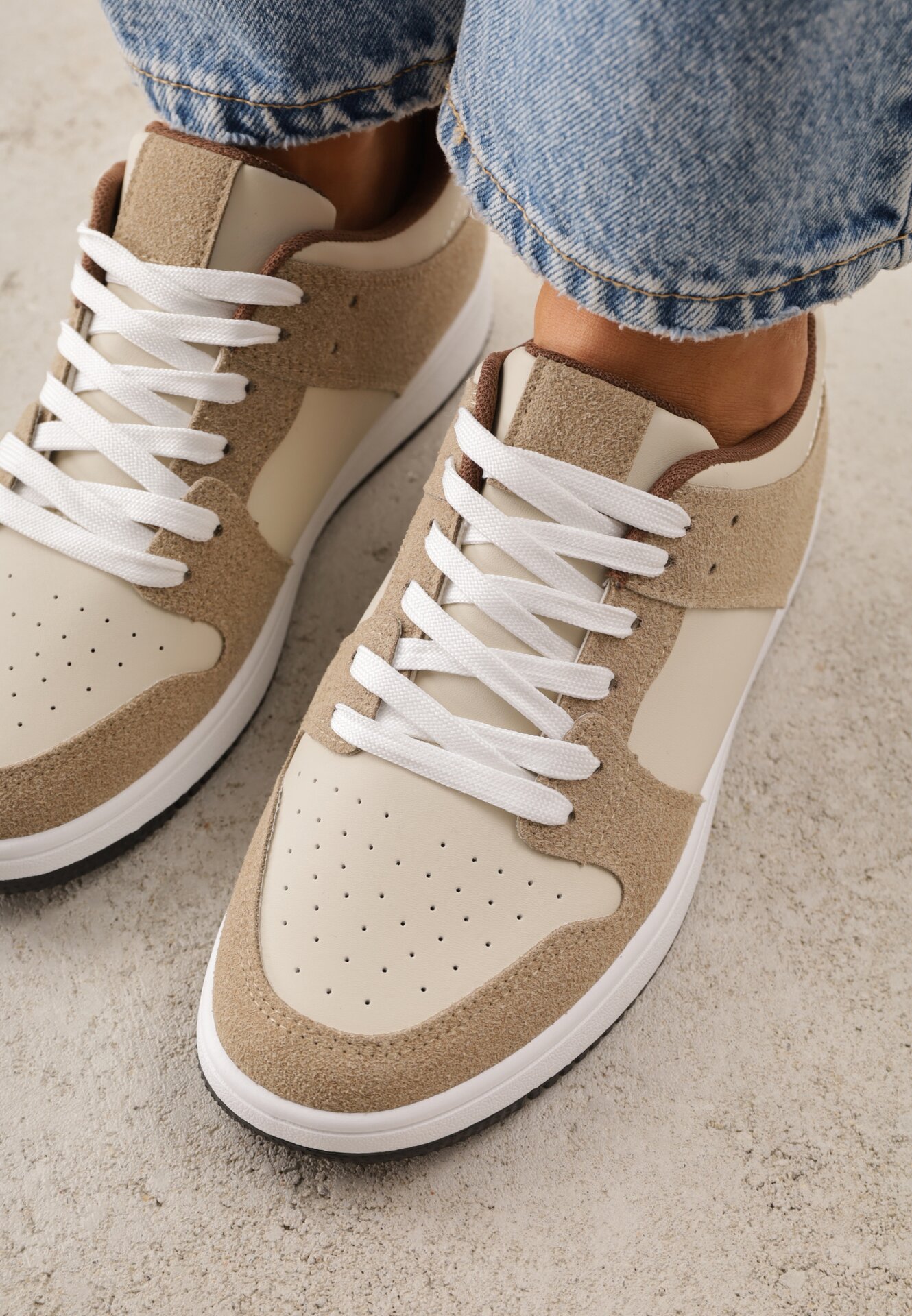 Sneakers Bej închis