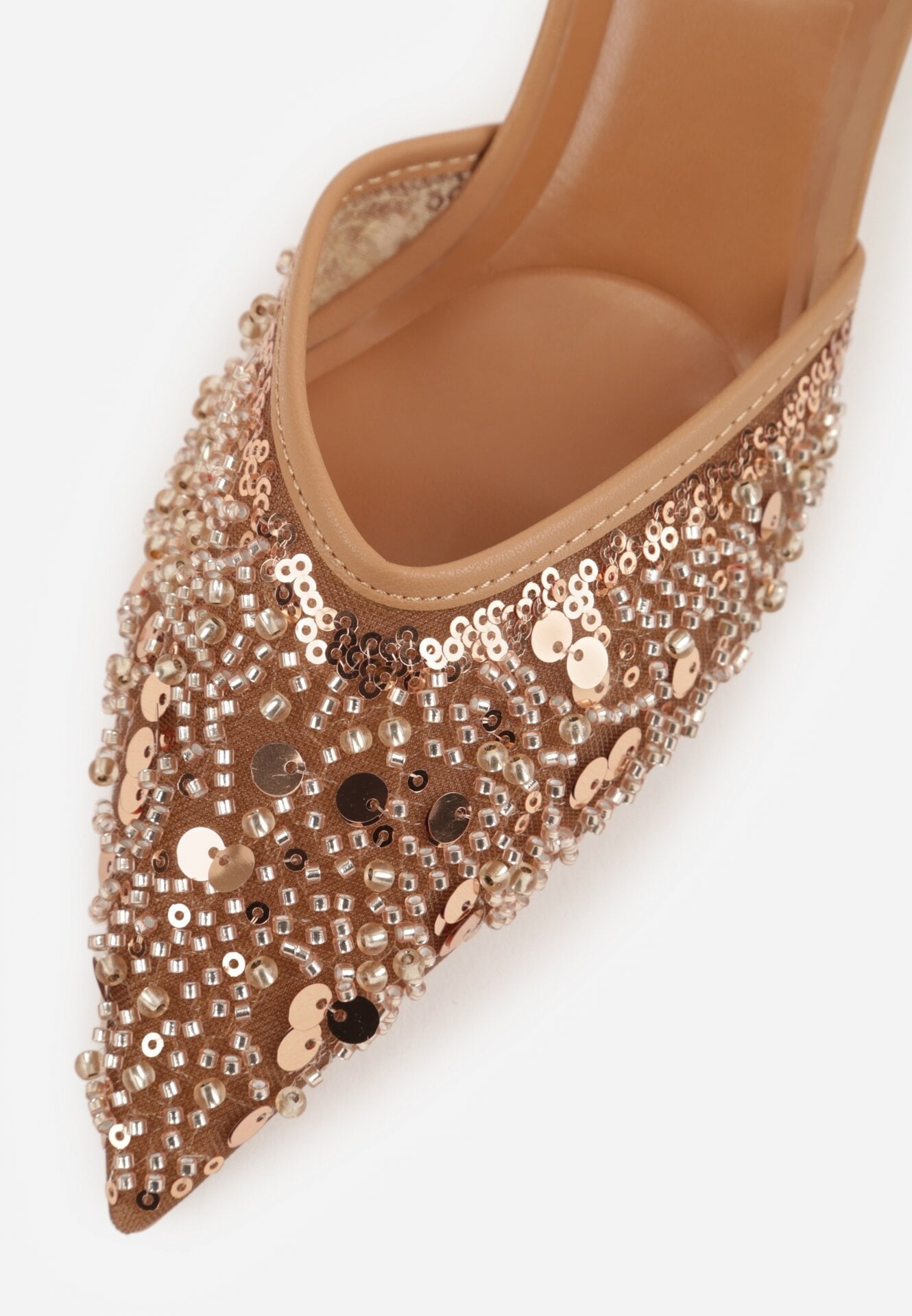 Pantofi stiletto Bej închis