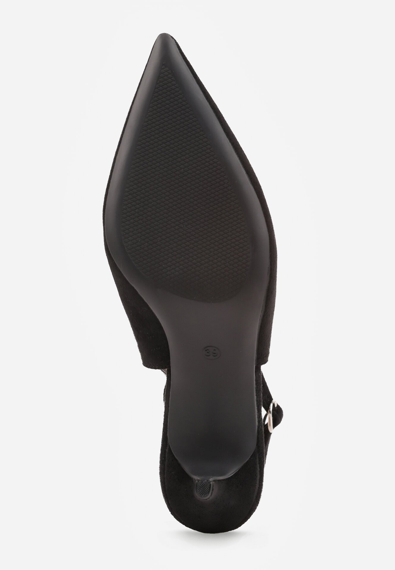 Czarne Sandały na Szpilce z Odkrytą Piętą Nevilianae