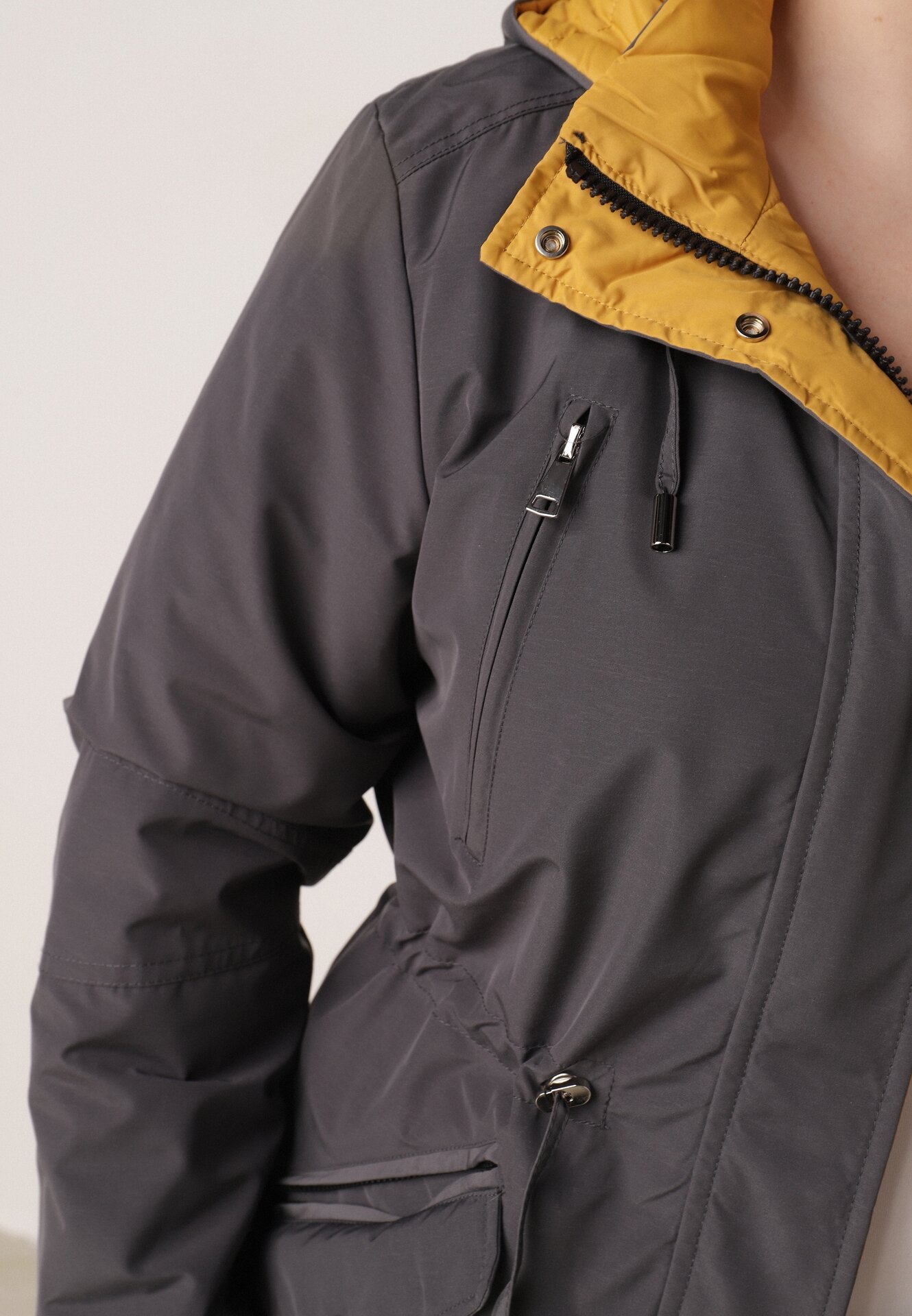 Geacă Gri cu galben