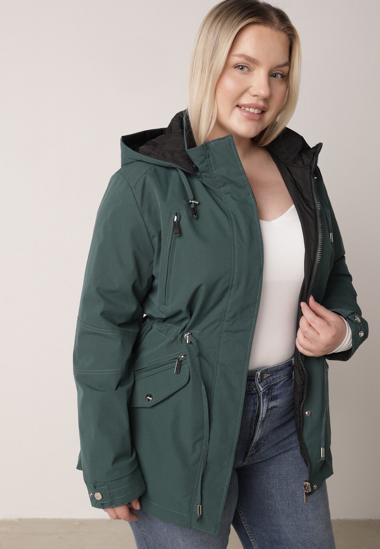 Geacă Verde închis