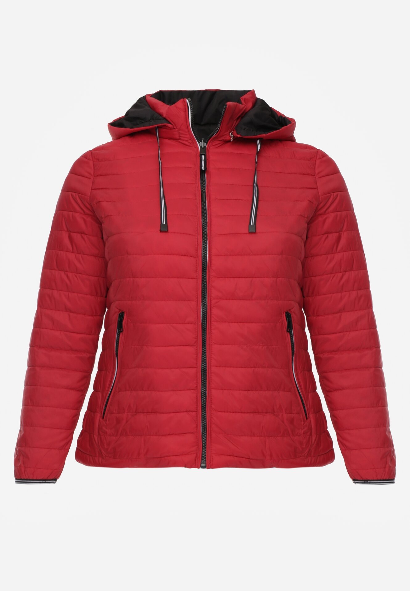 Geacă Roșie cu negru