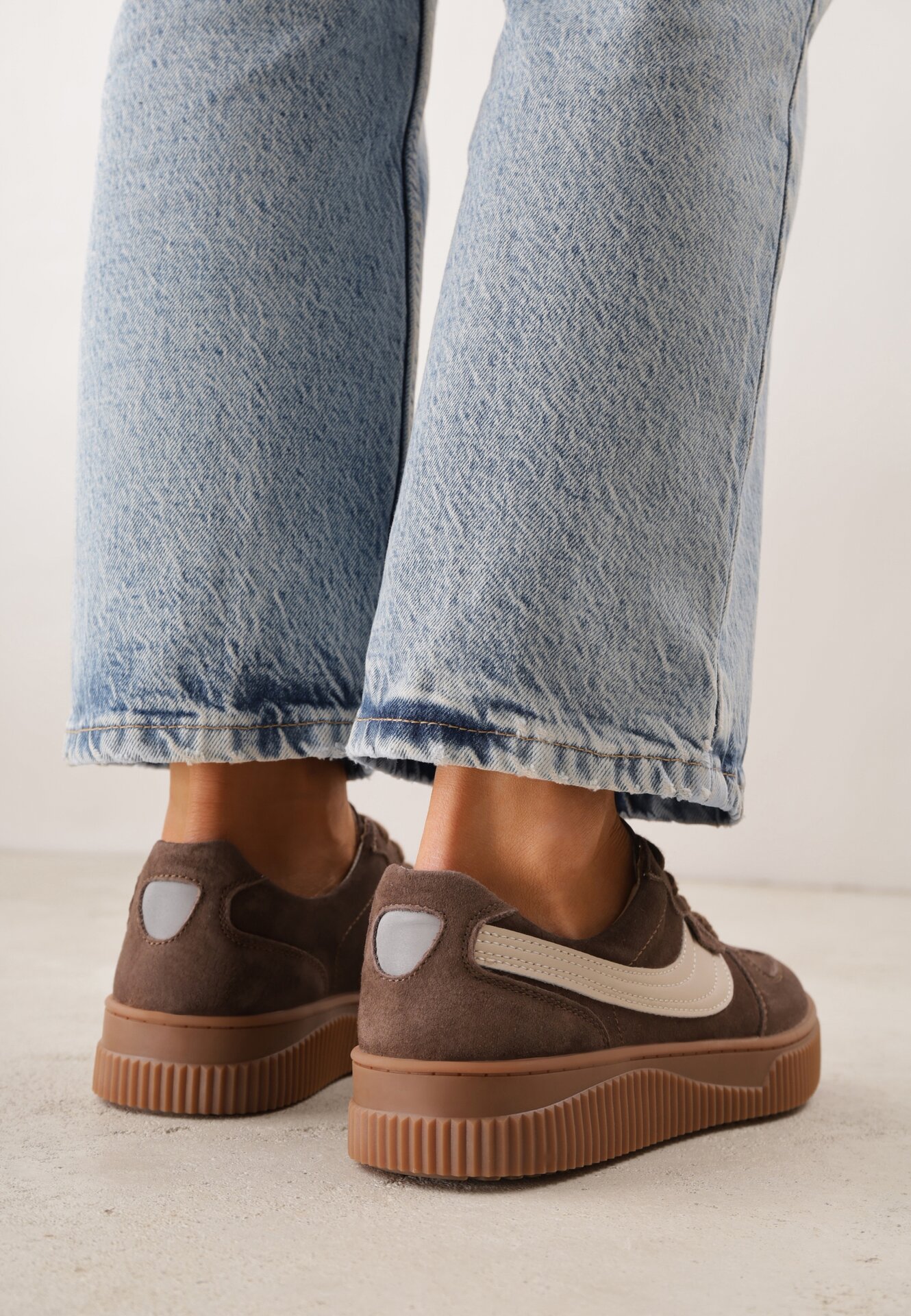 Sneakers Maro închis