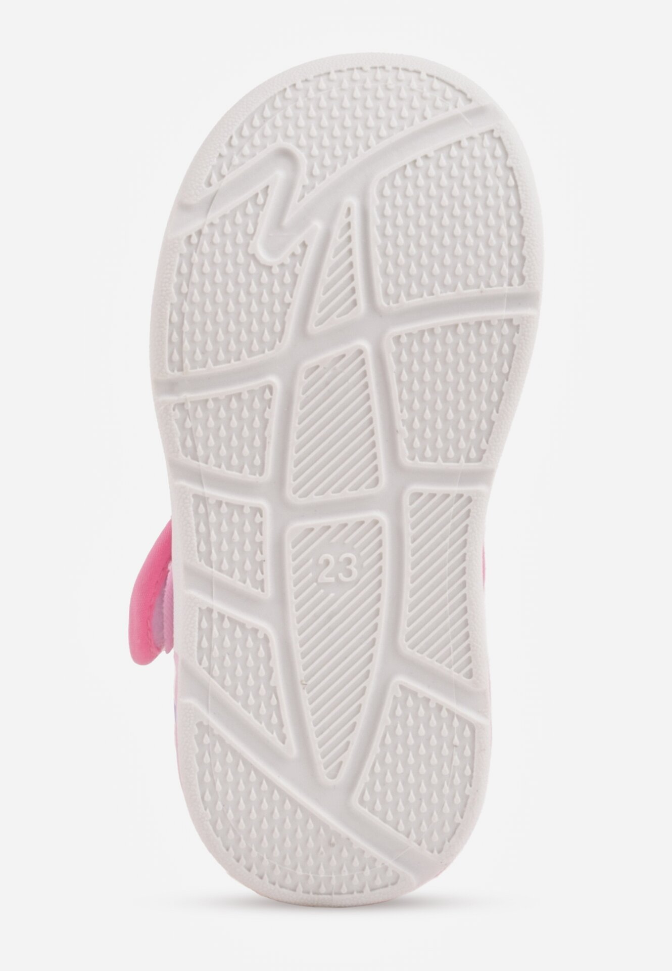 Różowe Tenisówki z Wkładką ze Skóry Naturalnej Ledami i Wycięciami Bernise