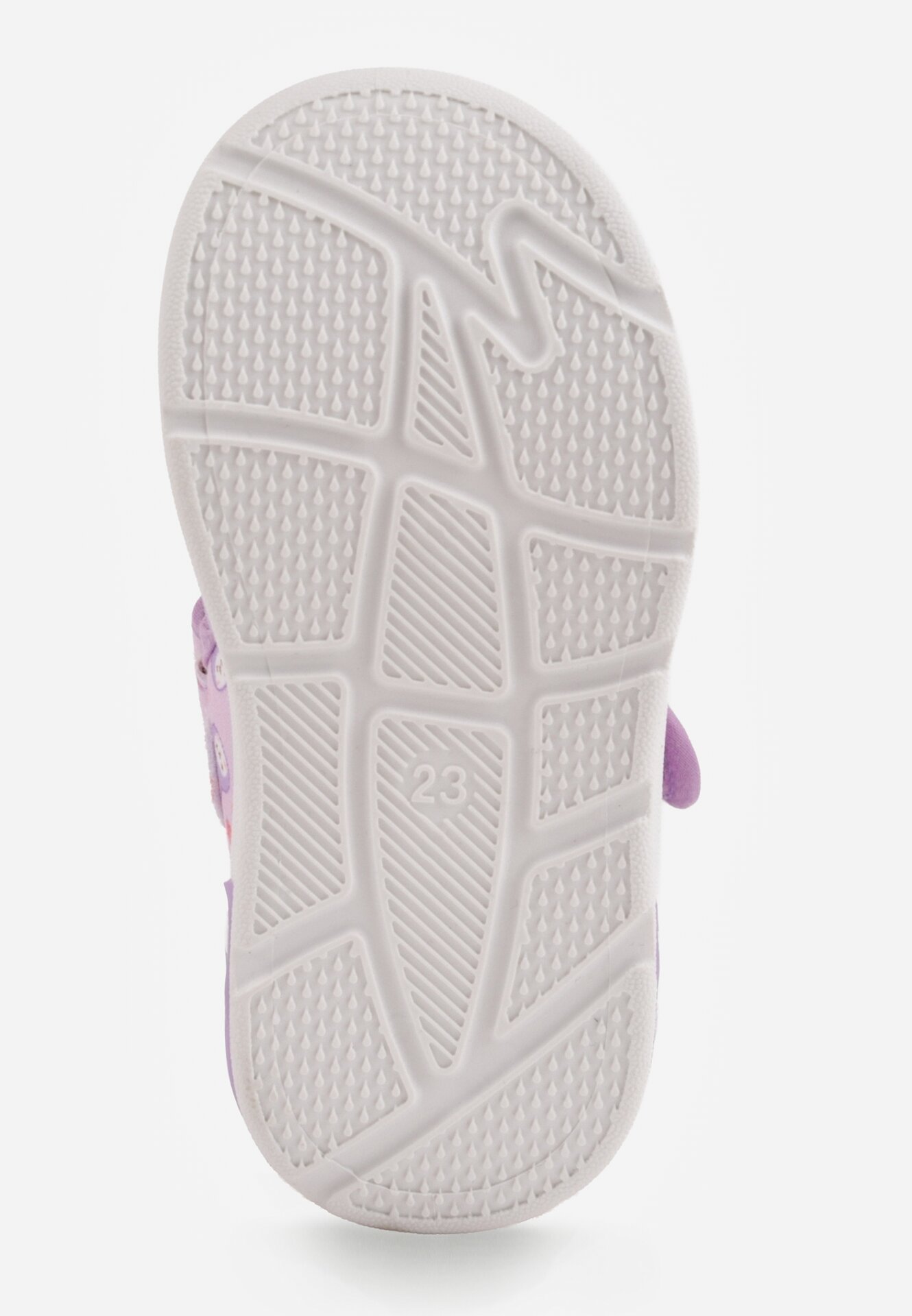 Fioletowe Tenisówki z Podeszwą LED i Skórzaną Wkładką Zidonna