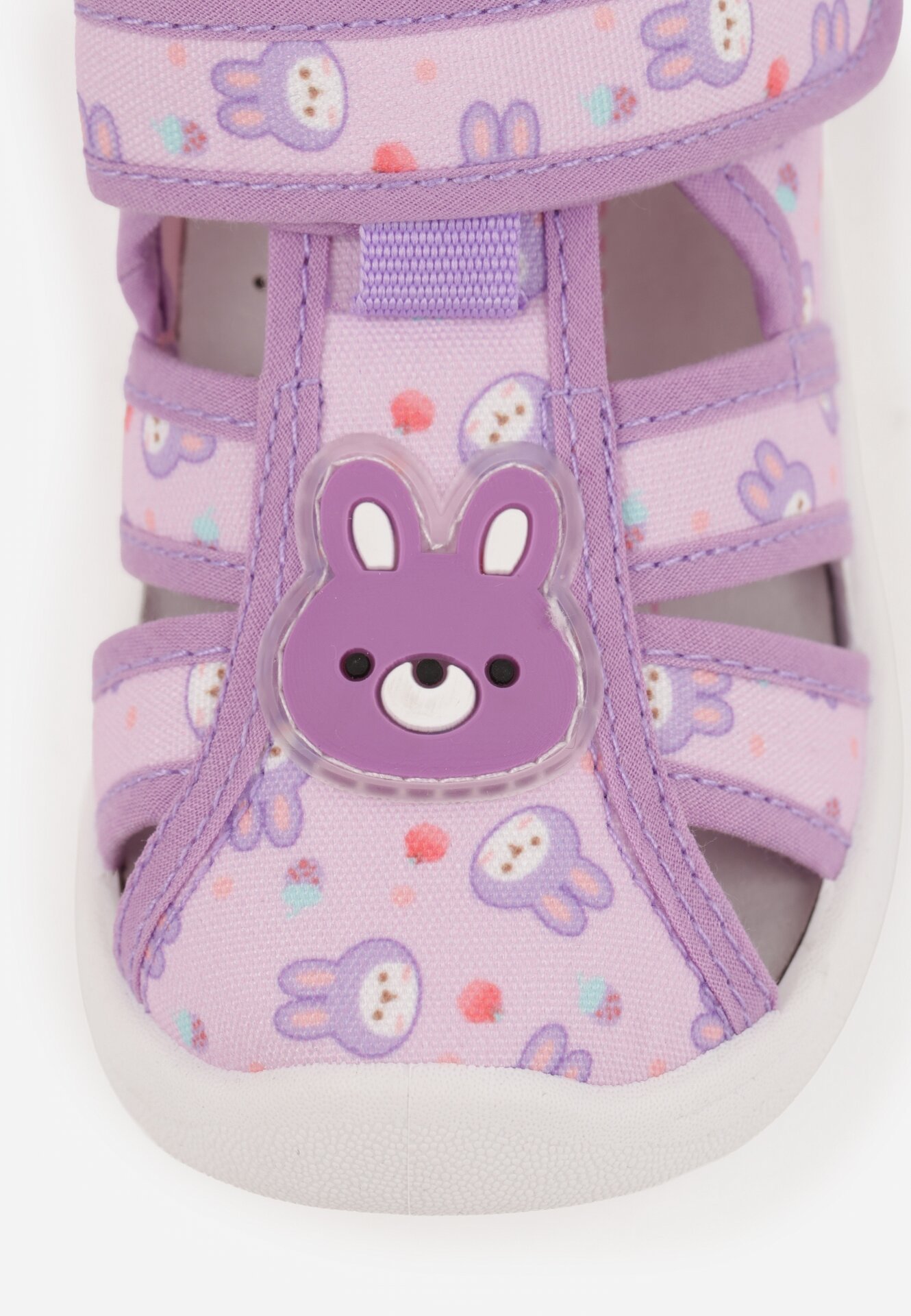 Fioletowe Tenisówki z Podeszwą LED i Skórzaną Wkładką Zidonna