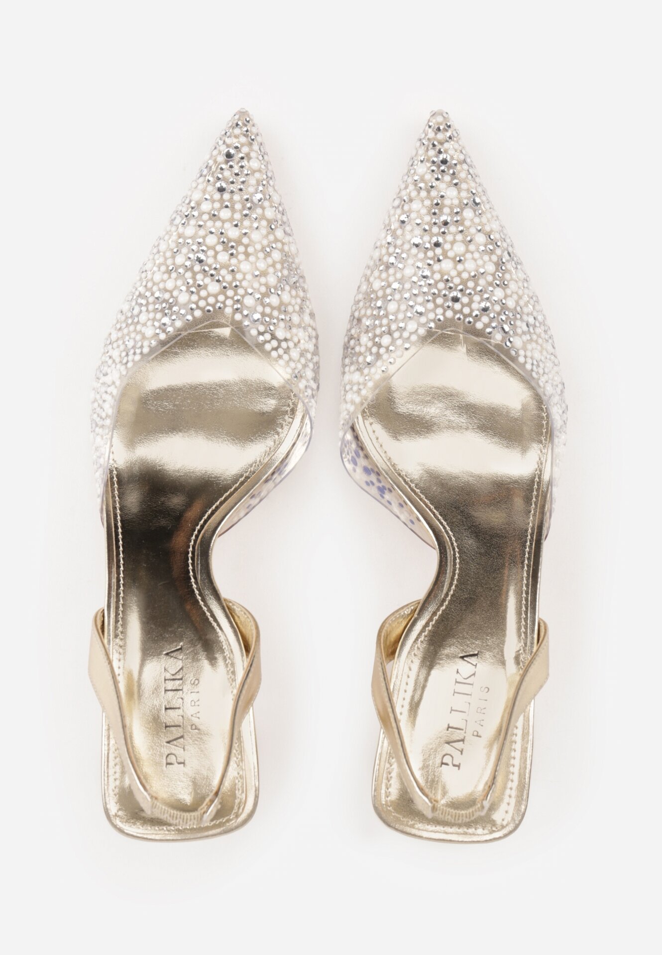 Pantofi cu toc Aurii