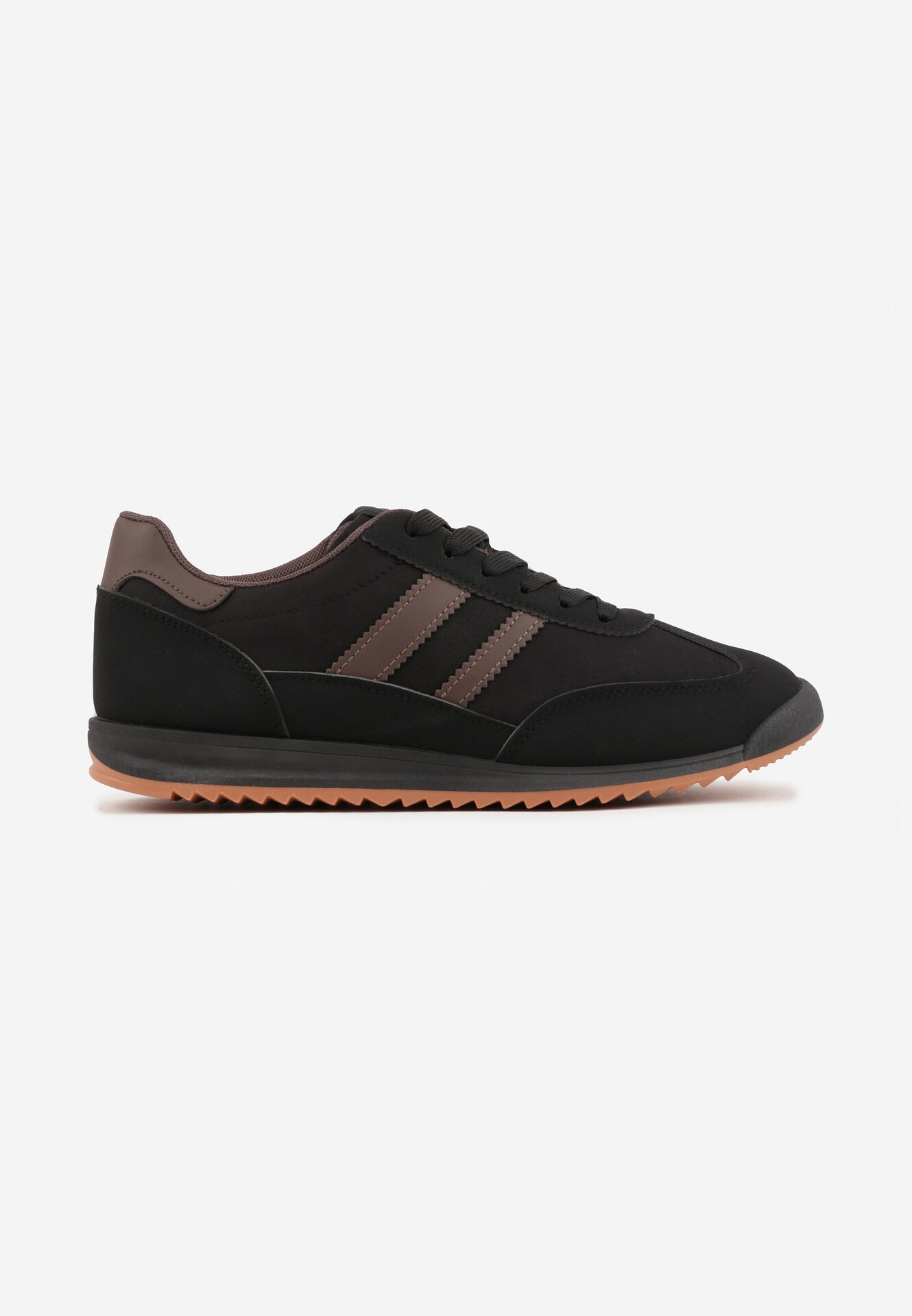 Sneakers Negru cu maro