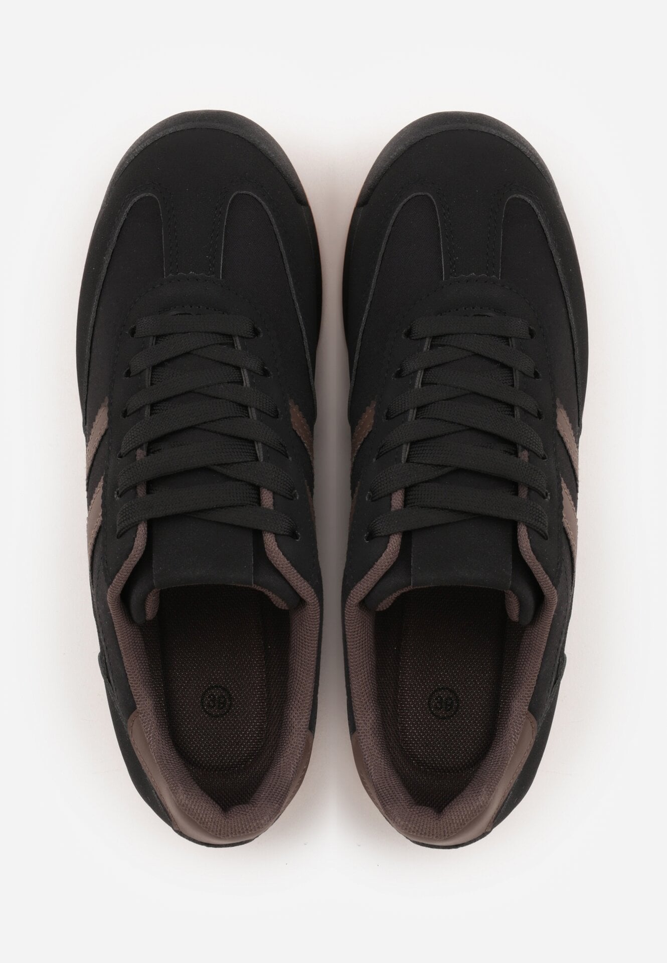 Sneakers Negru cu maro