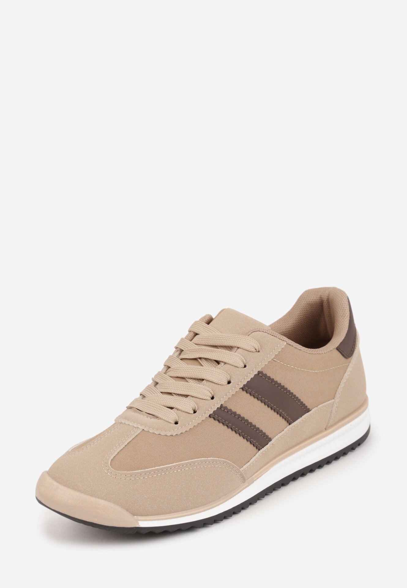 Sneakers Bej cu maro