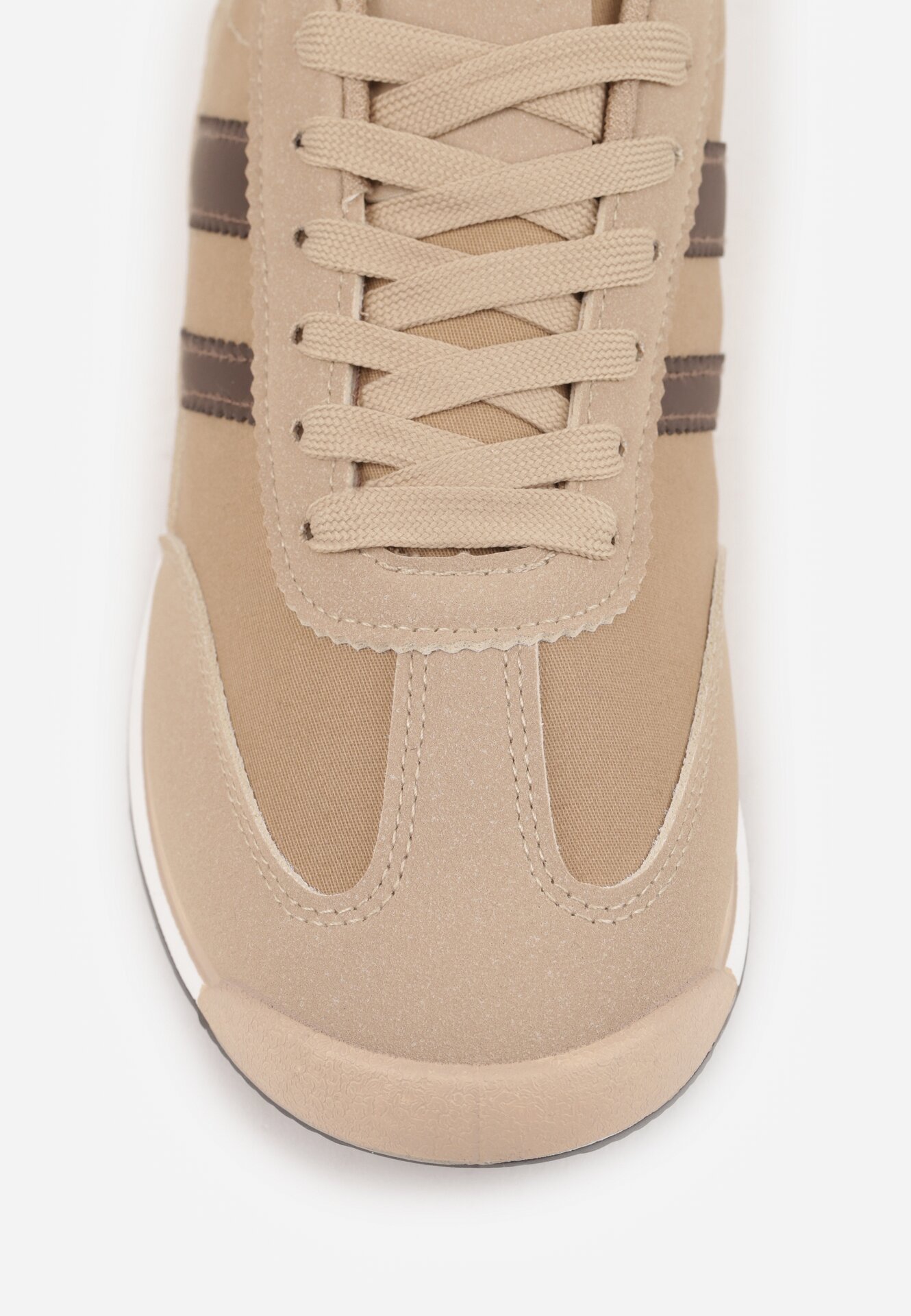 Sneakers Bej cu maro