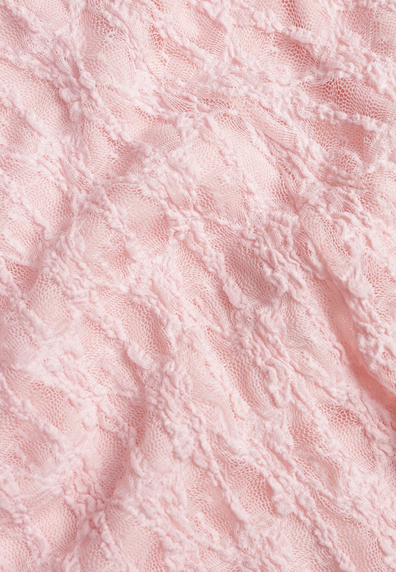 Różowy Koronkowy Komplet Top Wiązany na Szyi i Spódnica Corinatea