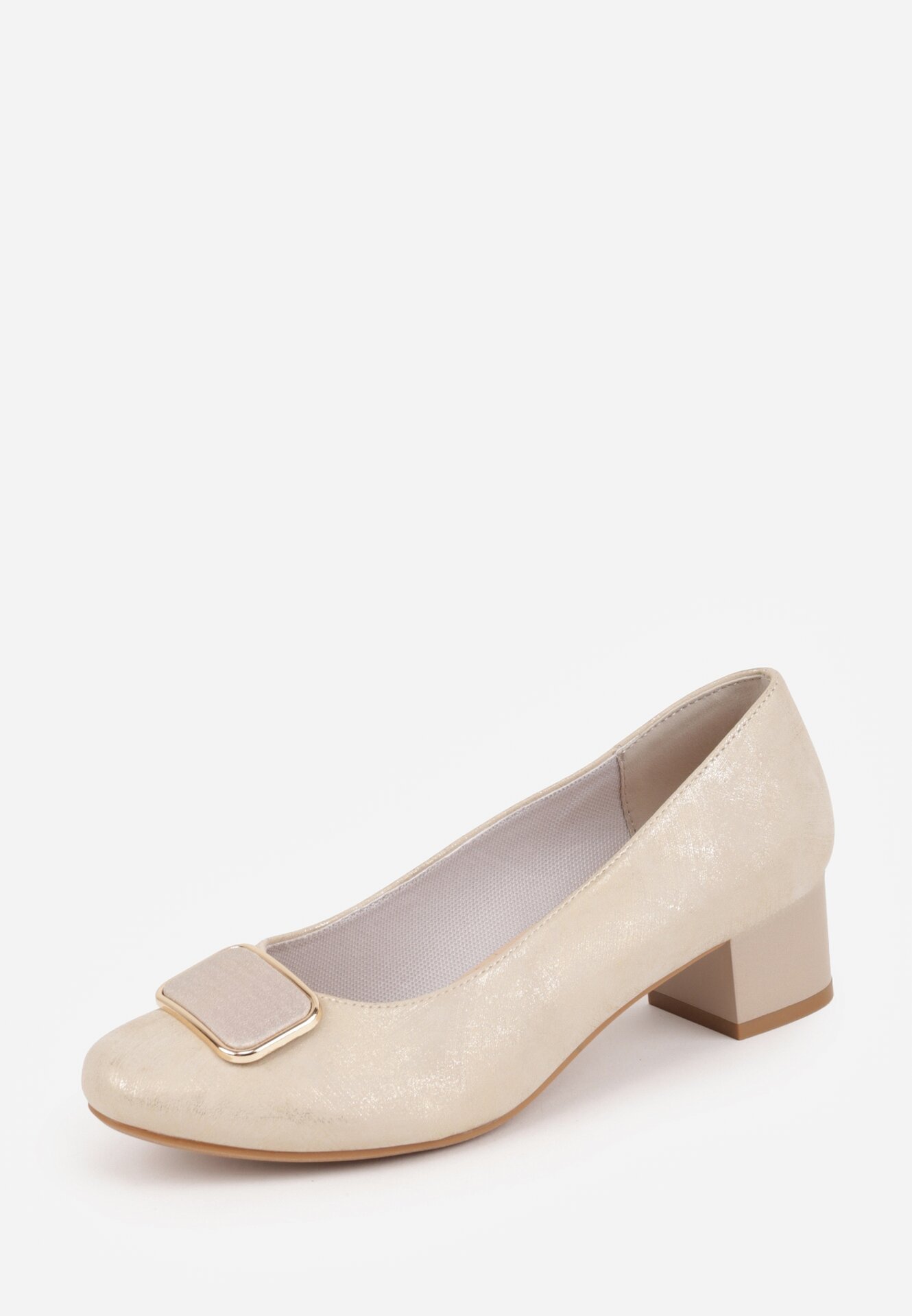 Pantofi cu toc Aurii