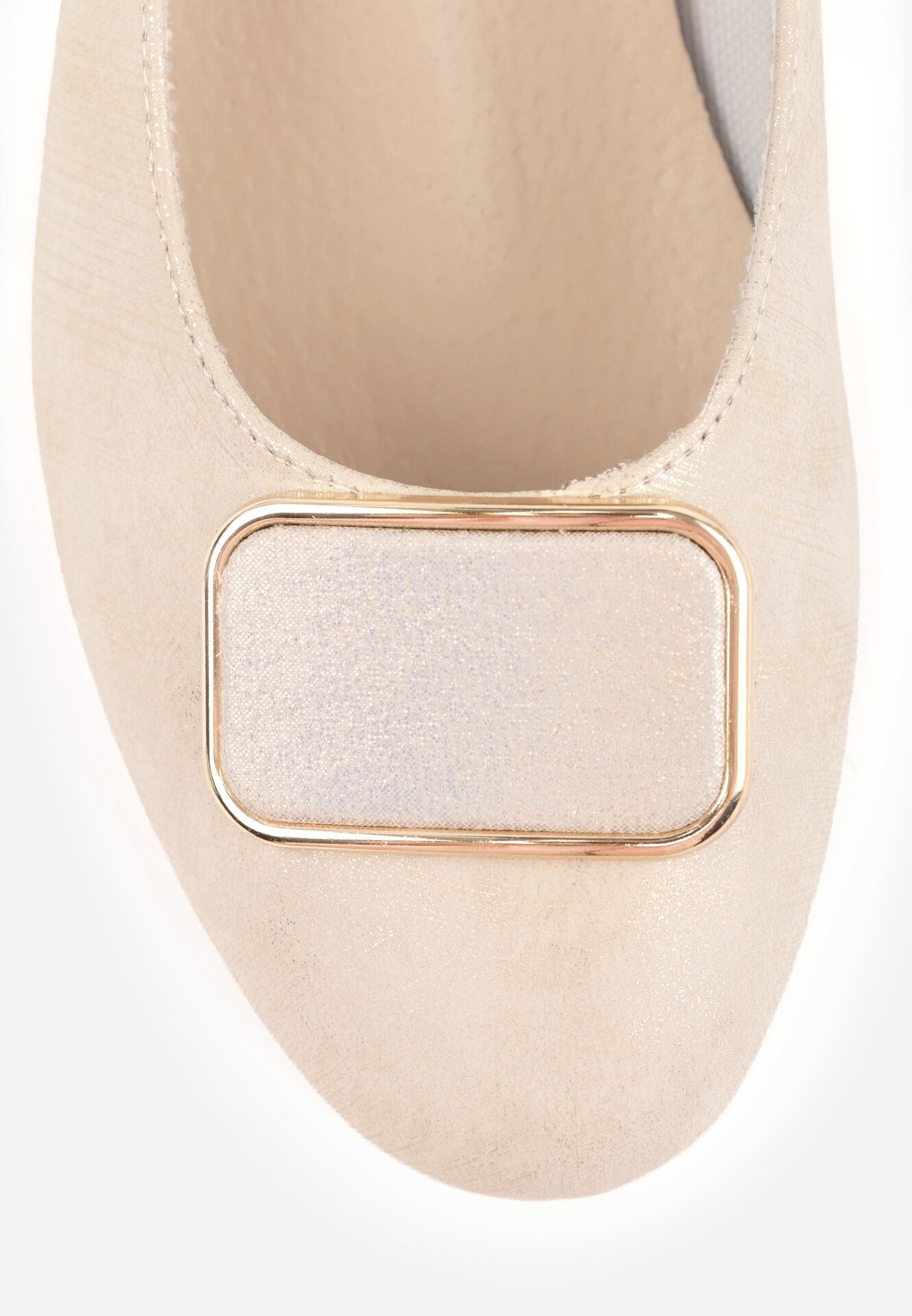 Pantofi cu toc Aurii