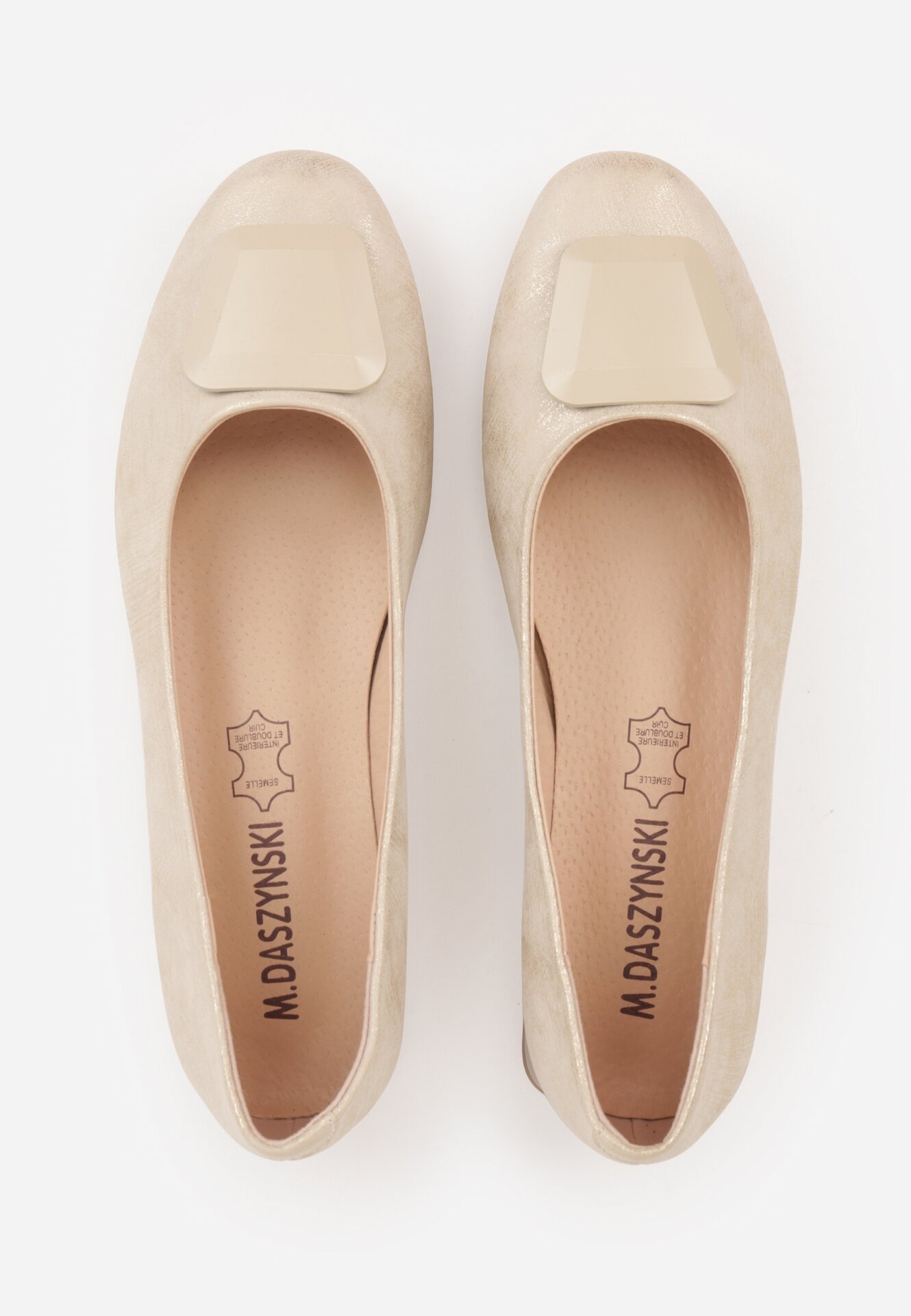 Pantofi cu toc Aurii