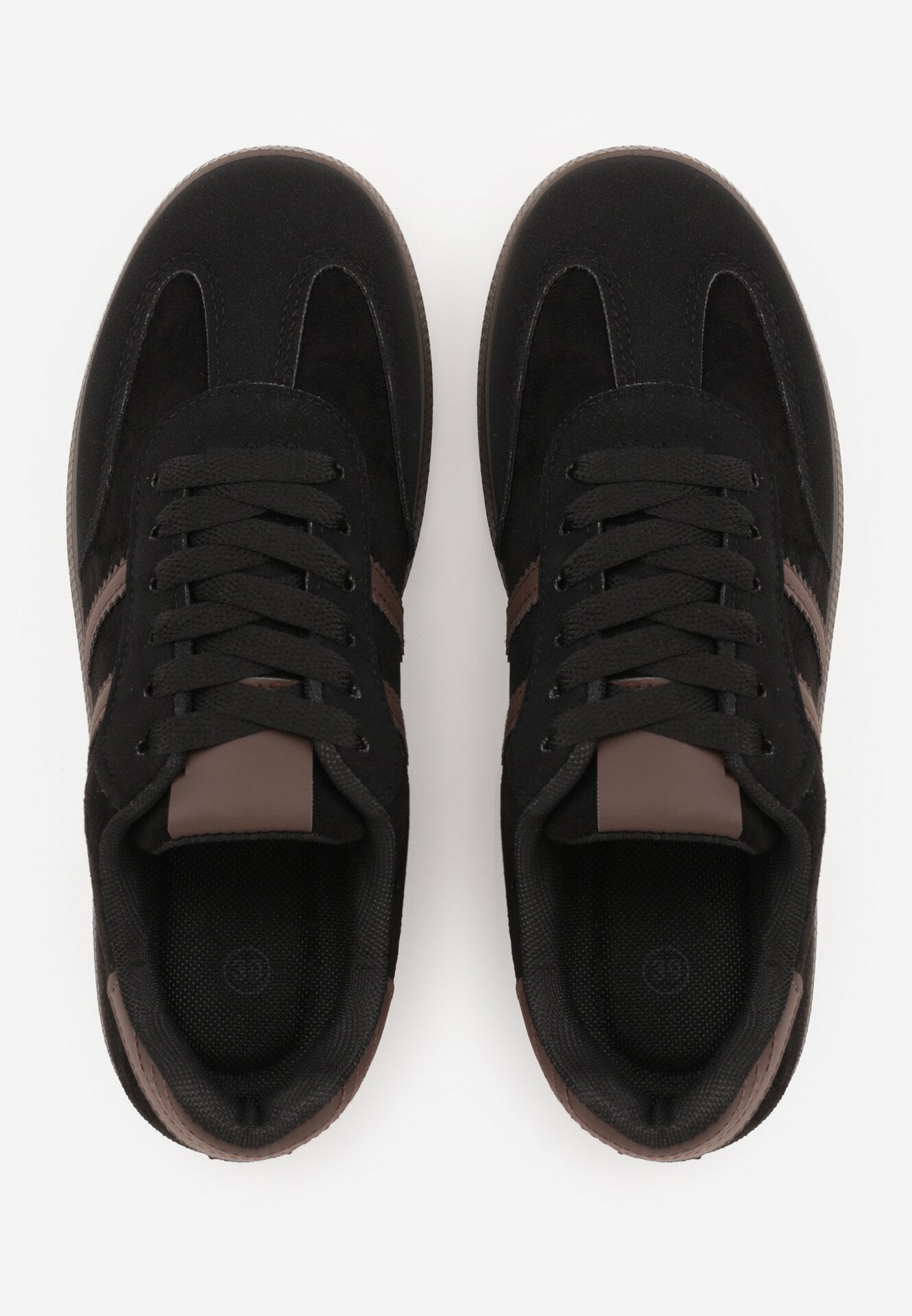 Sneakers Negru cu maro