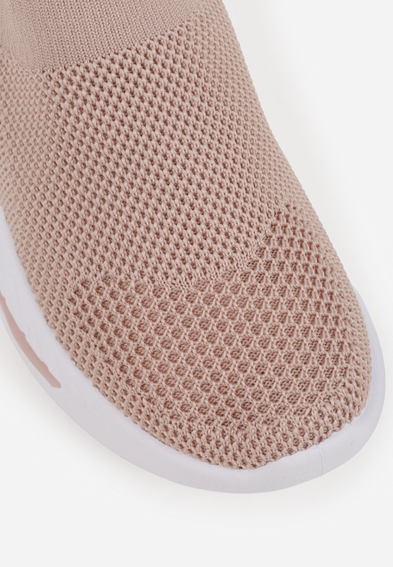 Różowe Wsuwane Buty Sportowe Sneakersy z Siateczkową Cholewką Oaradah