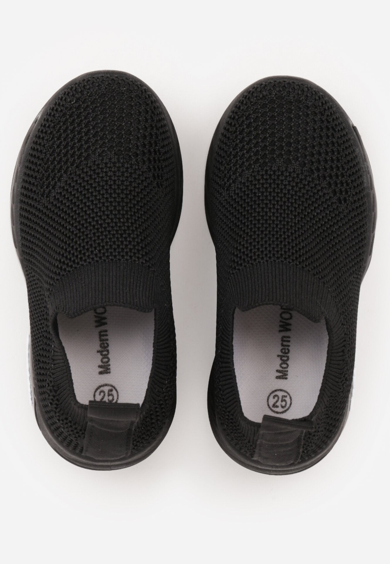 Czarne Wsuwane Buty Sportowe Sneakersy z Siateczkową Cholewką Phalisise