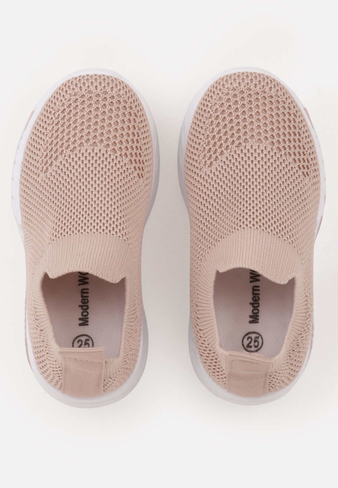 Różowe Wsuwane Buty Sportowe Sneakersy z Siateczkową Cholewką Phalisise