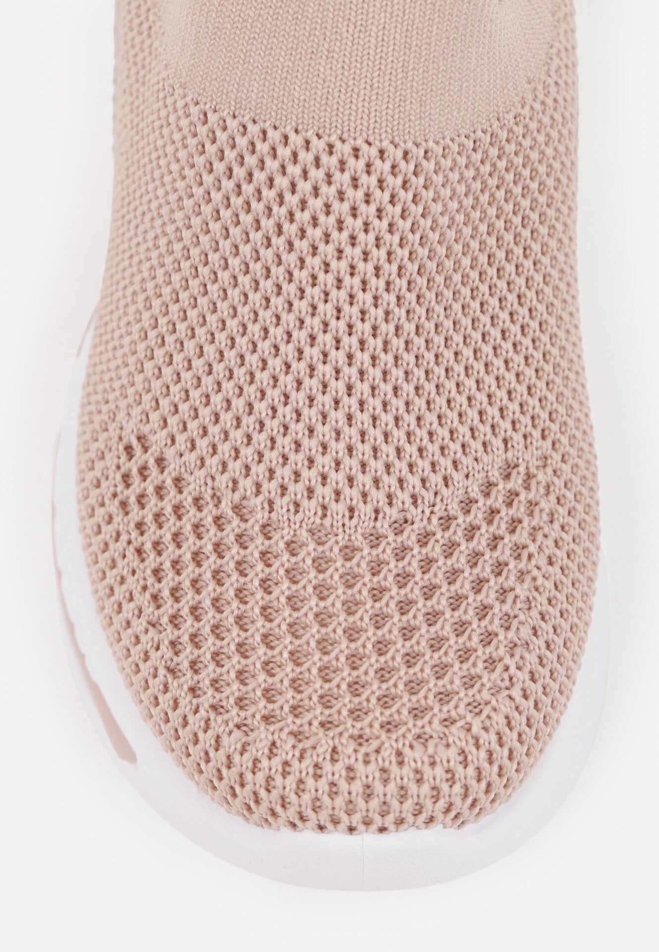 Różowe Wsuwane Buty Sportowe Sneakersy z Siateczkową Cholewką Phalisise