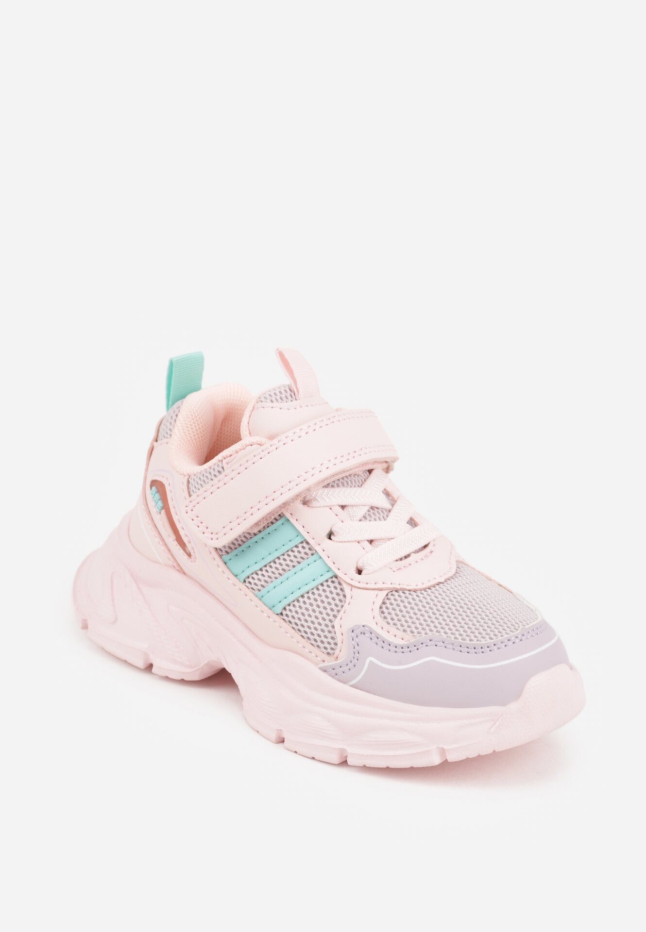 Różowe Buty Sportowe Sneakersy Chunky na Platformie Iasesis