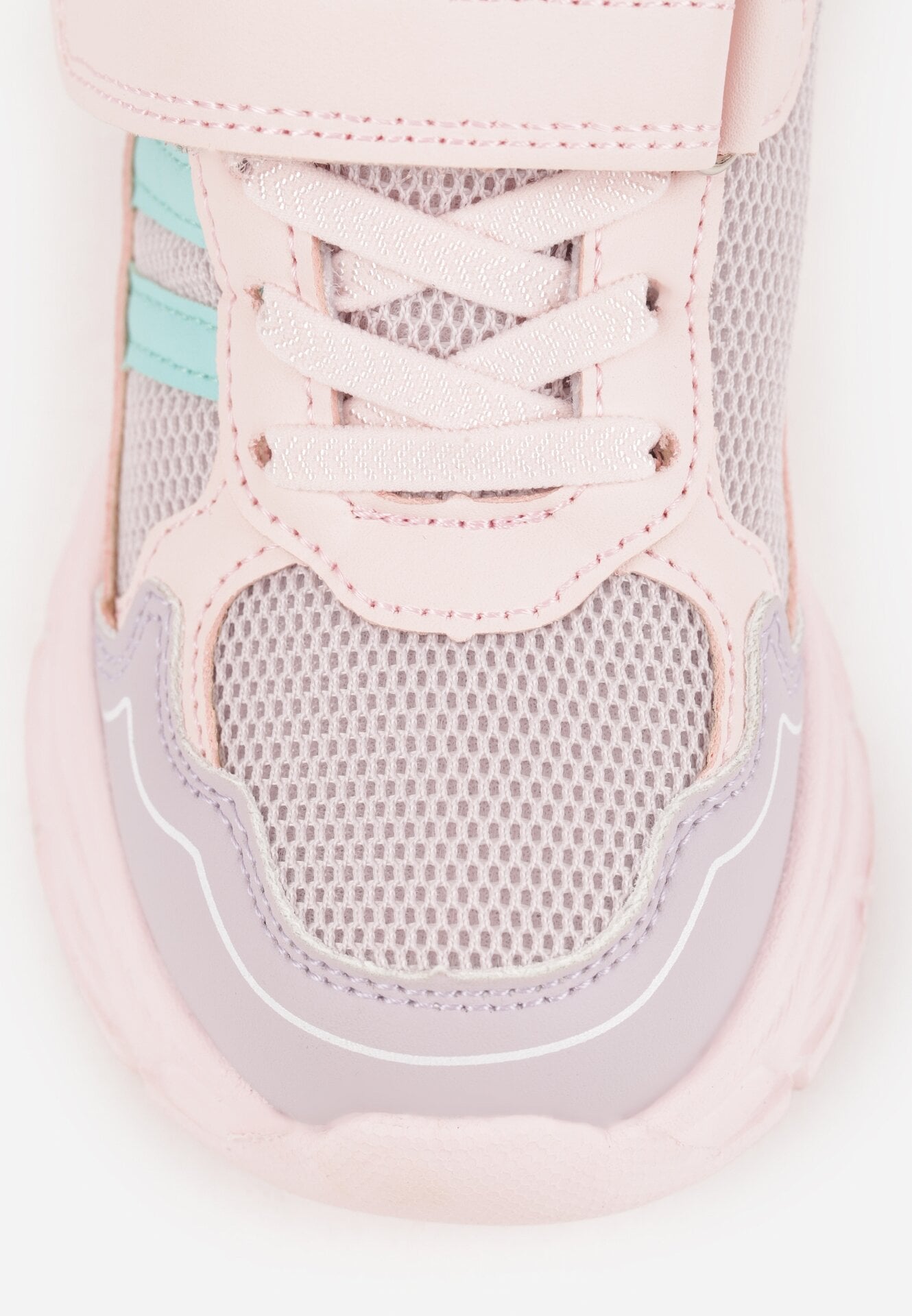 Różowe Buty Sportowe Sneakersy Chunky na Platformie Iasesis