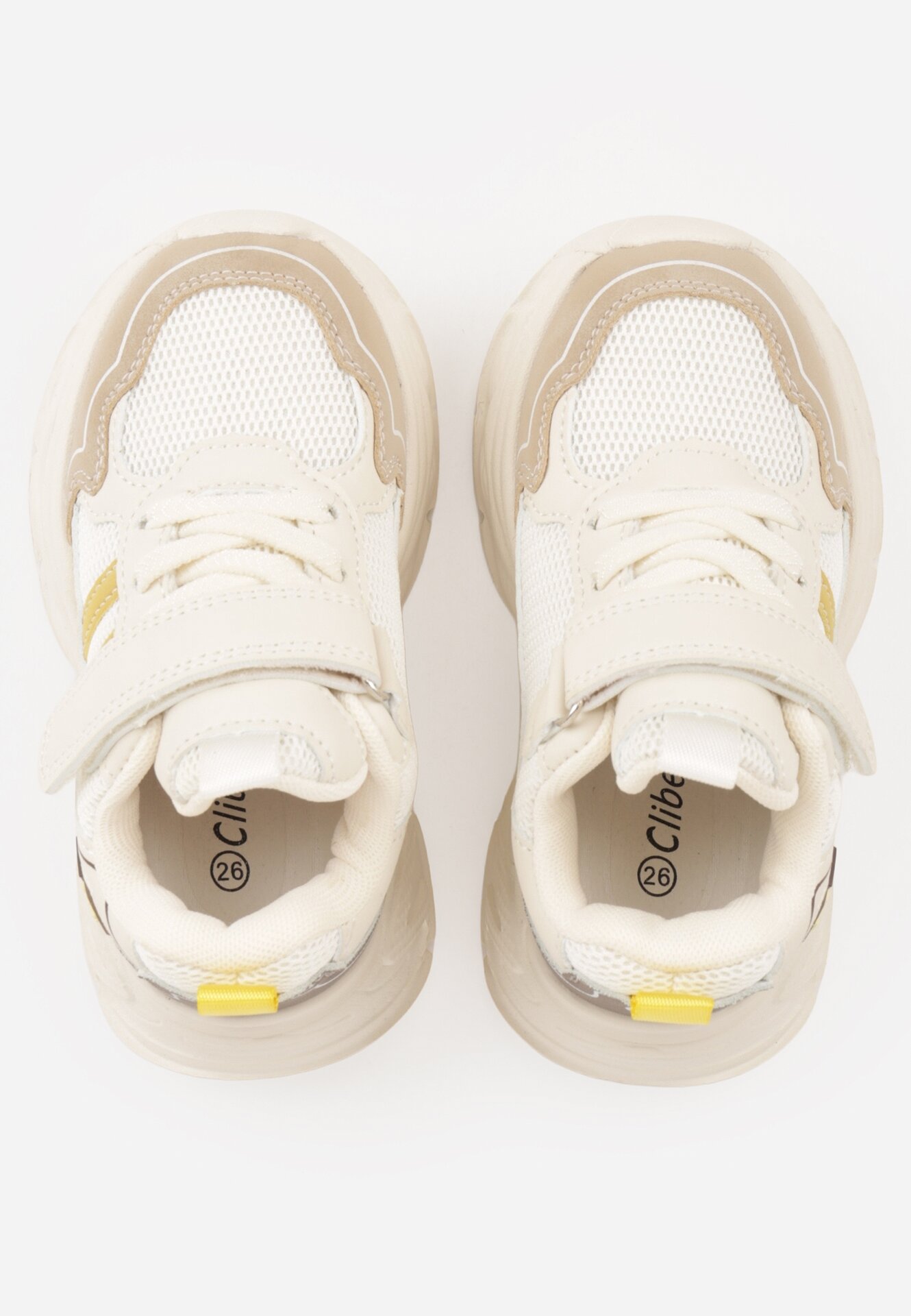 Beżowe Buty Sportowe Sneakersy Chunky na Platformie Iasesis