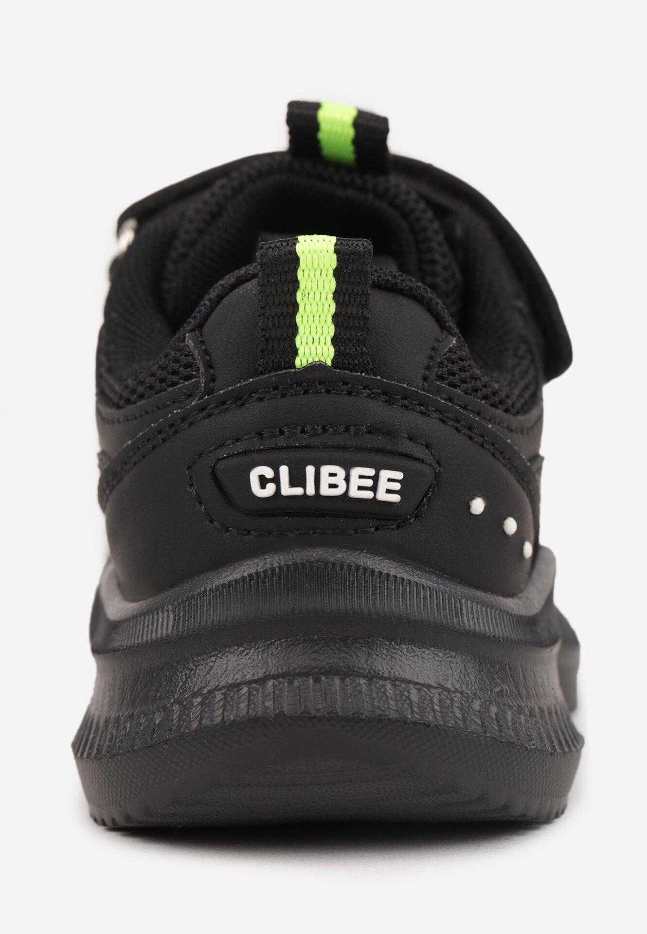 Czarno-Zielone Buty Sportowe Sneakersy Typu Chunky na Grubej Podeszwie Kimonos