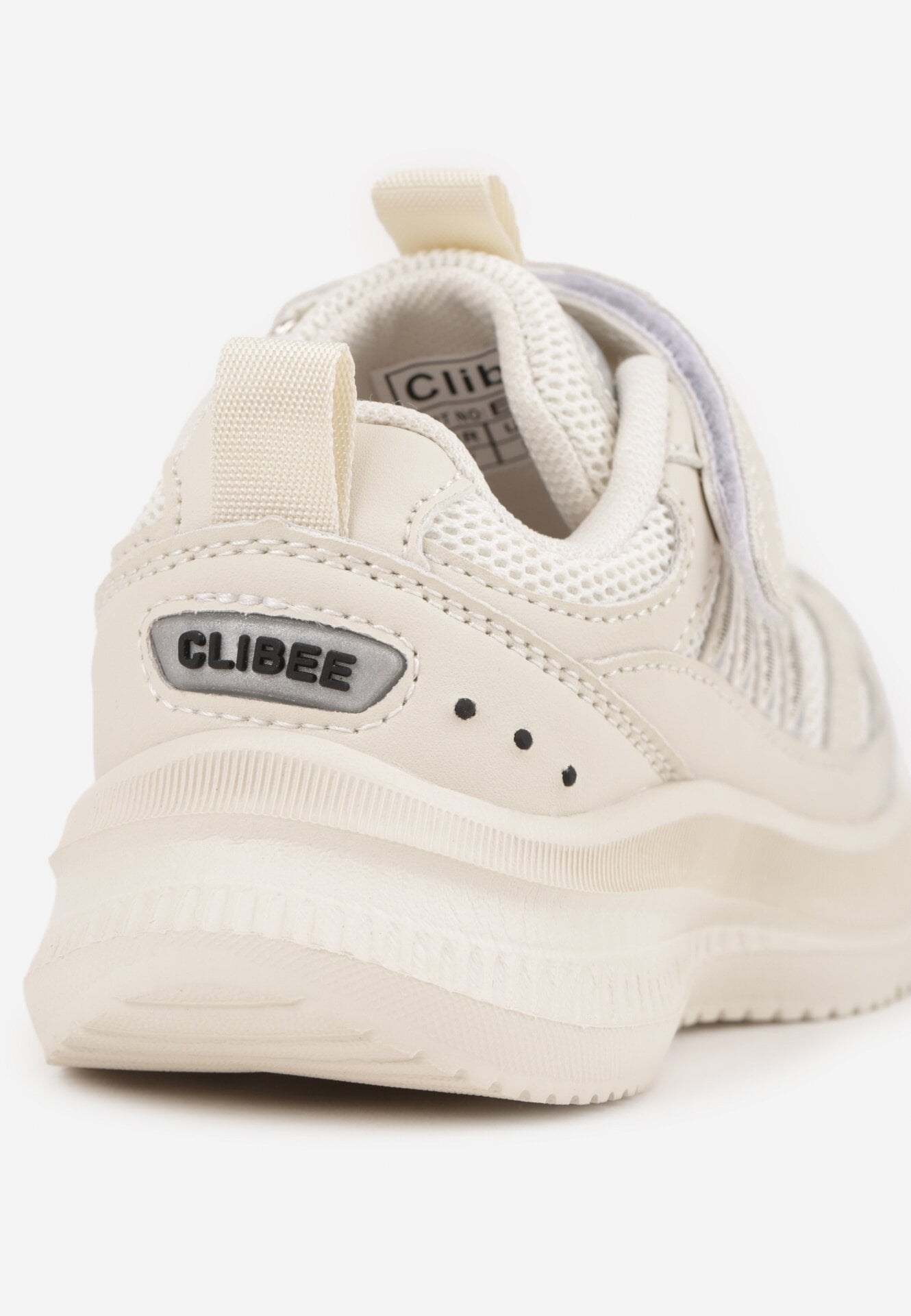 Beżowe Buty Sportowe Sneakersy Typu Chunky na Grubej Podeszwie Kimonos