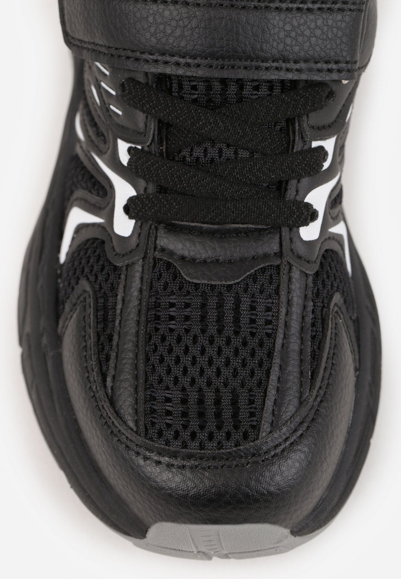 Czarne Buty Sportowe Sneakersy Ozdobione Napisami Aniriope