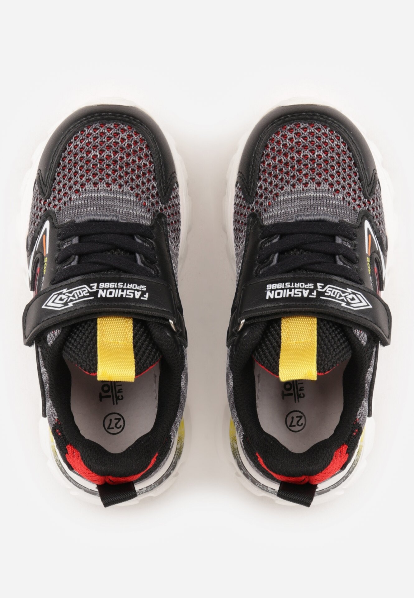 Pantofi sport Negru cu roșu