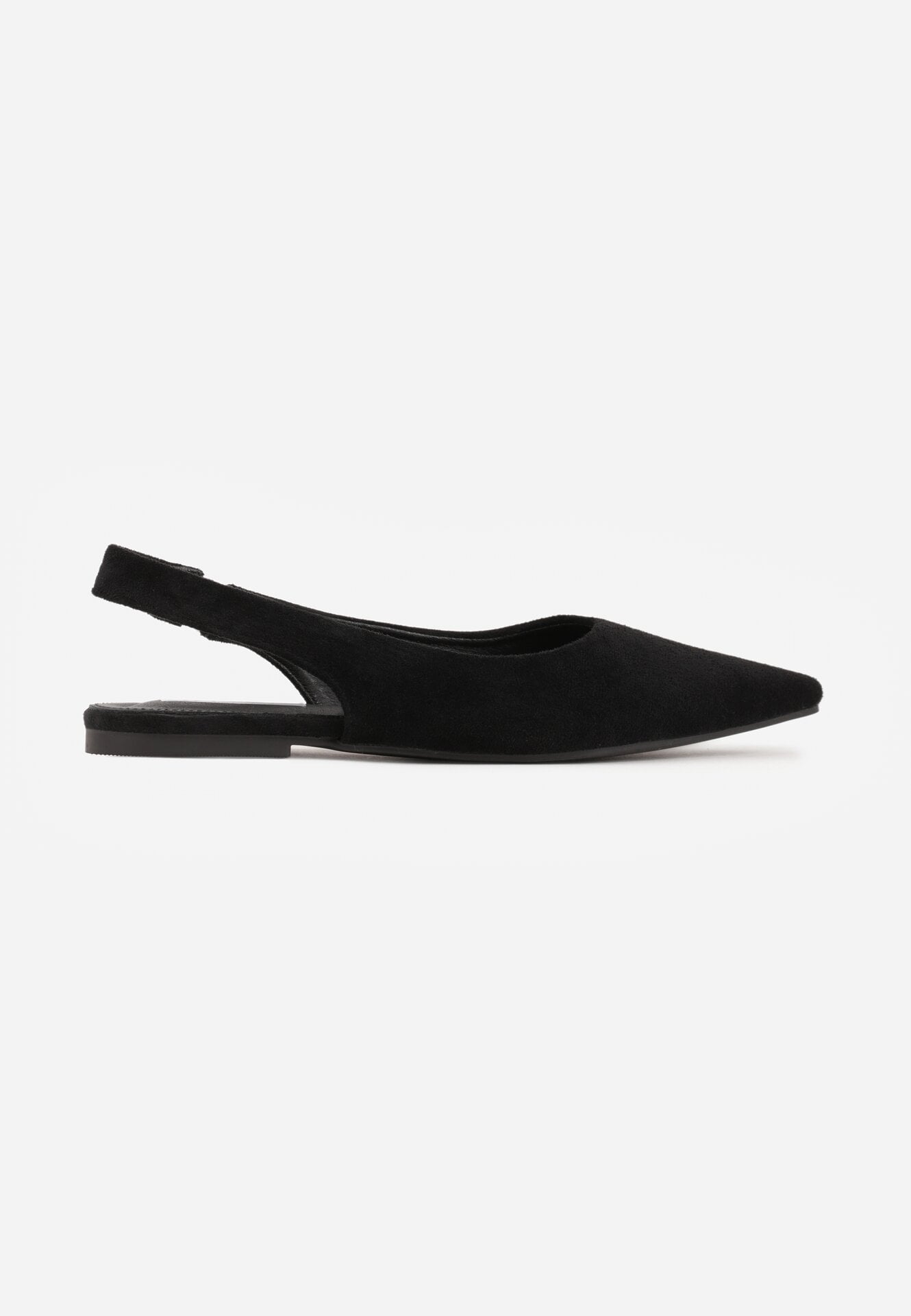 Czarne Balerinki w Stylu Slingback Adriame