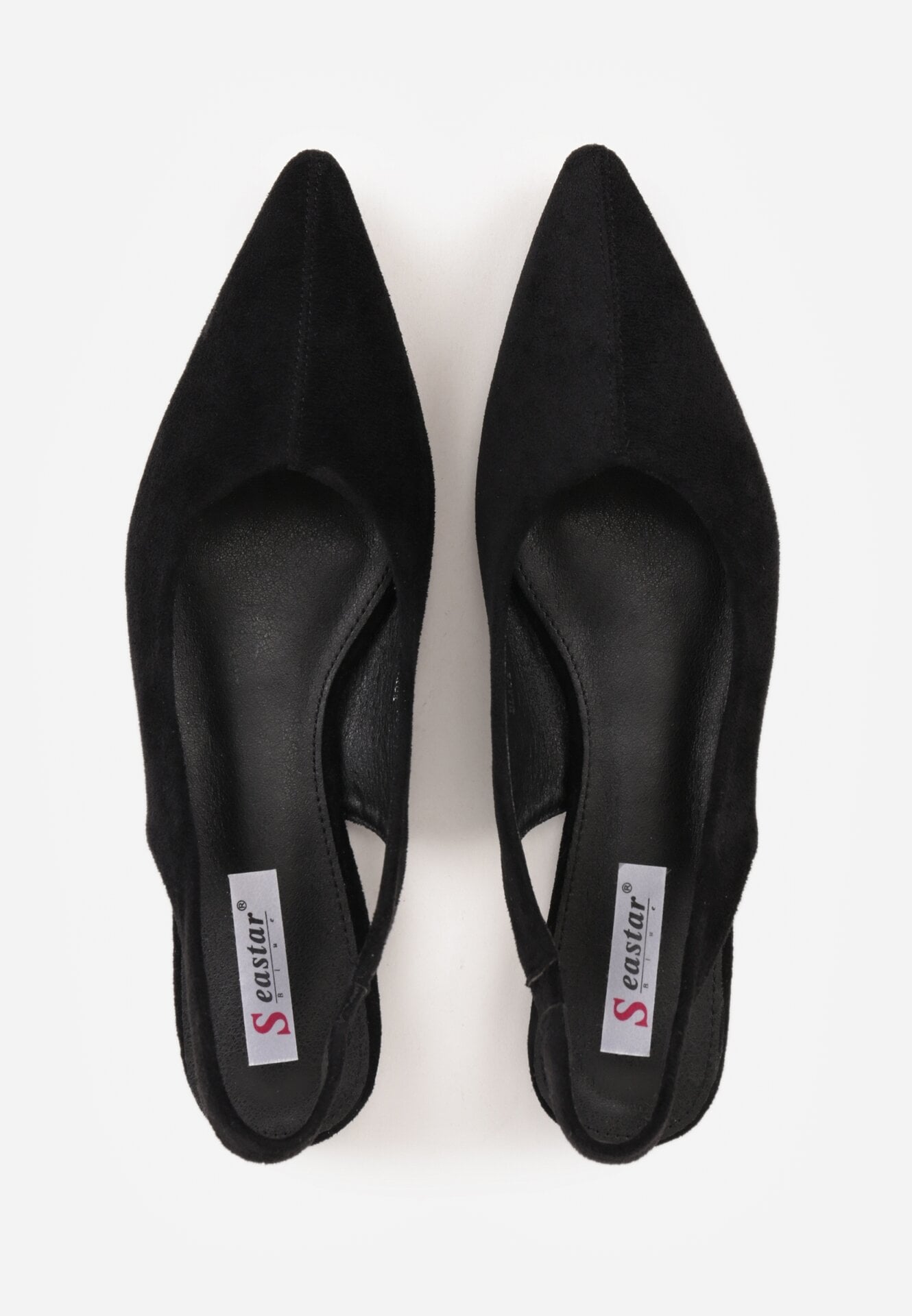 Czarne Balerinki w Stylu Slingback Adriame