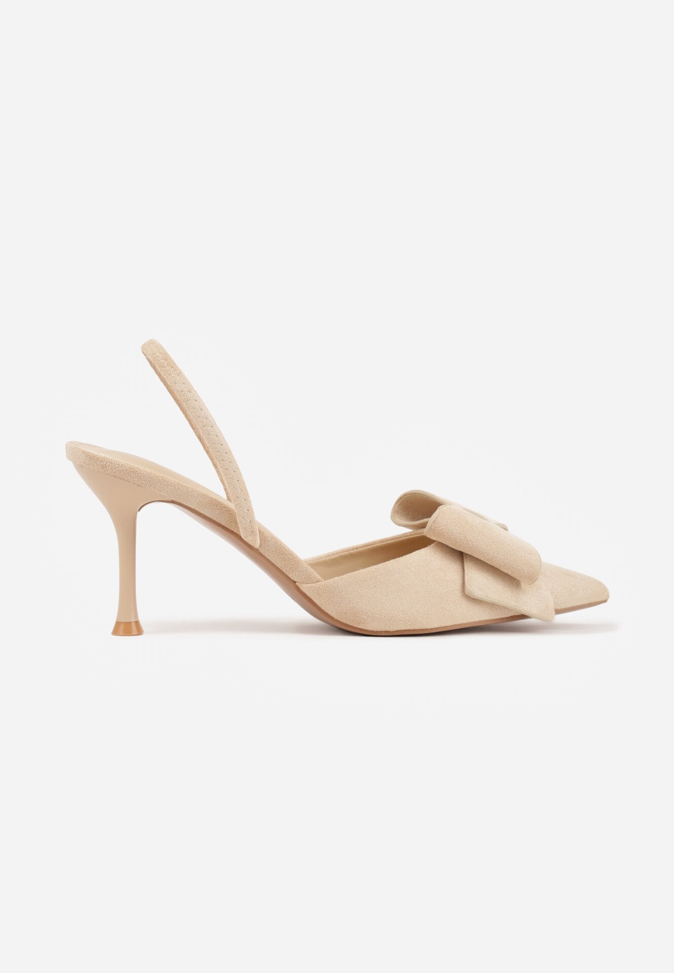 Pantofi stiletto Bej
