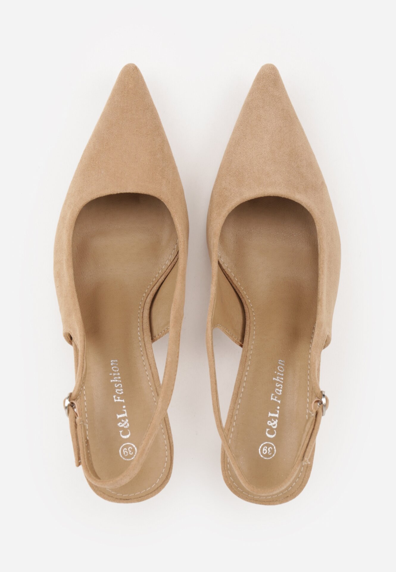 Pantofi cu toc Bej închis