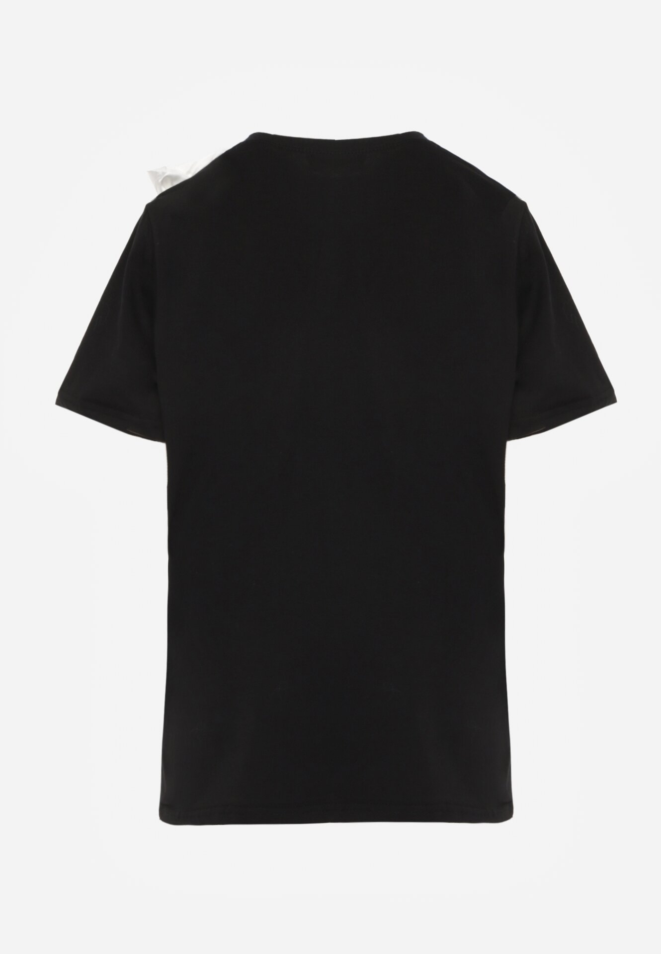 T-shirt Negru cu alb