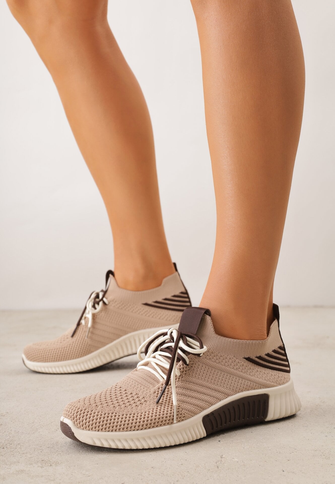 Sneakers Bej închis