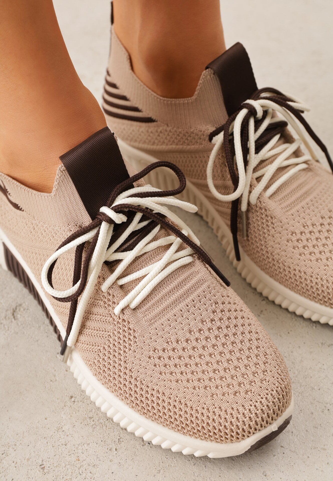 Sneakers Bej închis