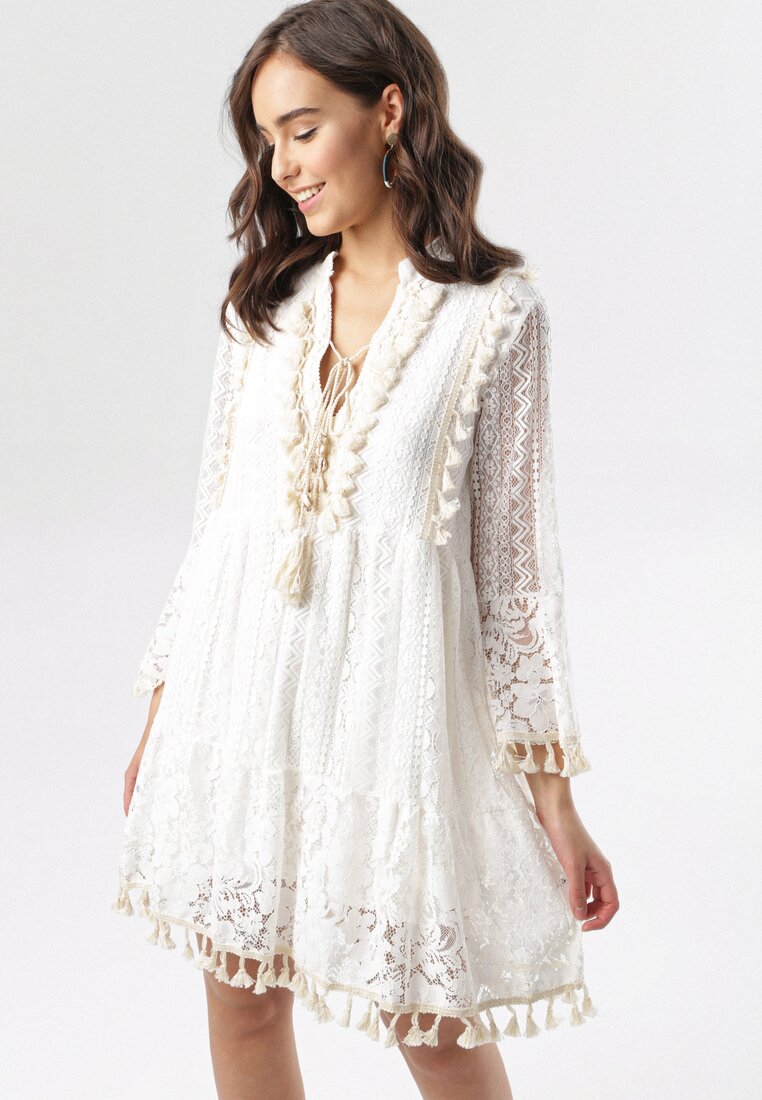 Biała Sukienka Miralyn