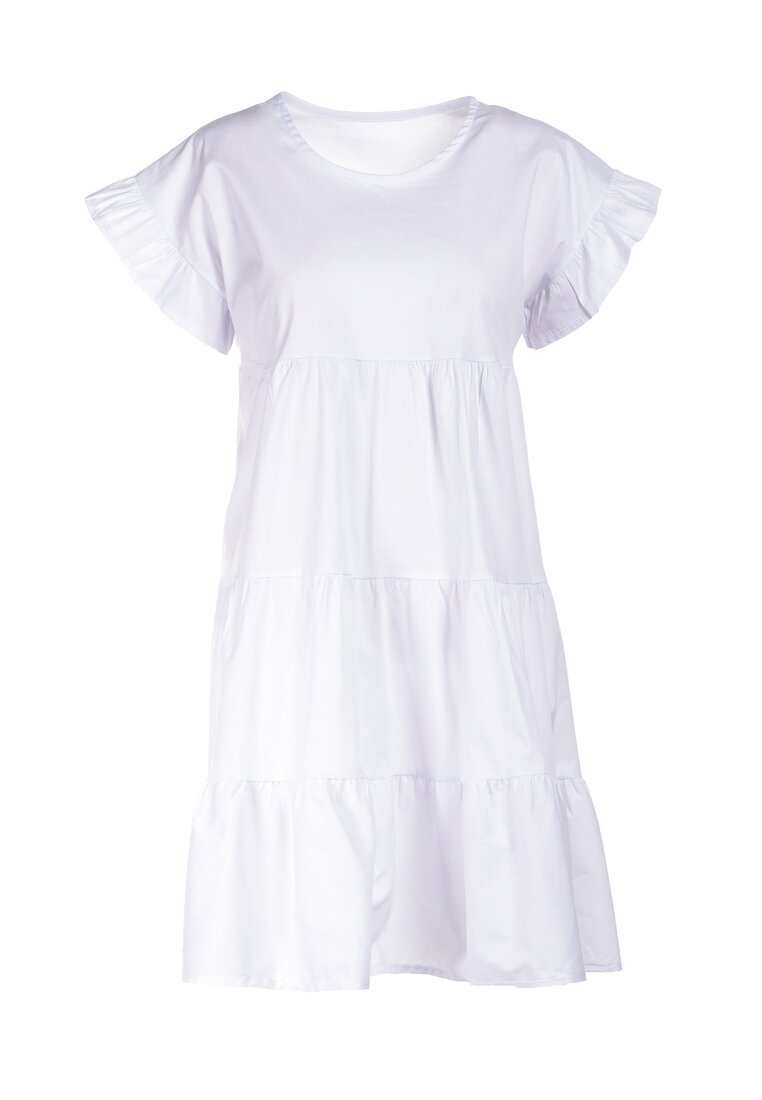 Biała Sukienka Vhesieth