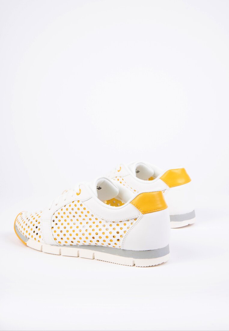 Żółto-Białe Buty Sportowe Isirryna