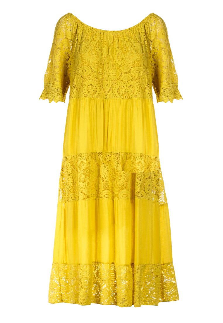 Żółta Sukienka Thedoe