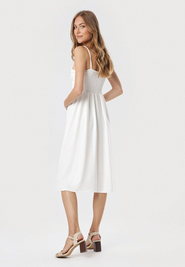 Biała Sukienka Idaphei